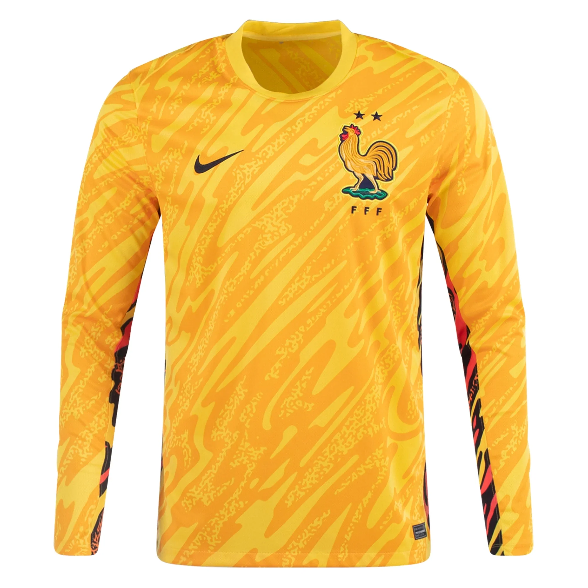 Nike Mens France Goalkeeper Jersey 24/25 (Tour Yellow/University Gold/Black) - PersonalJerseys