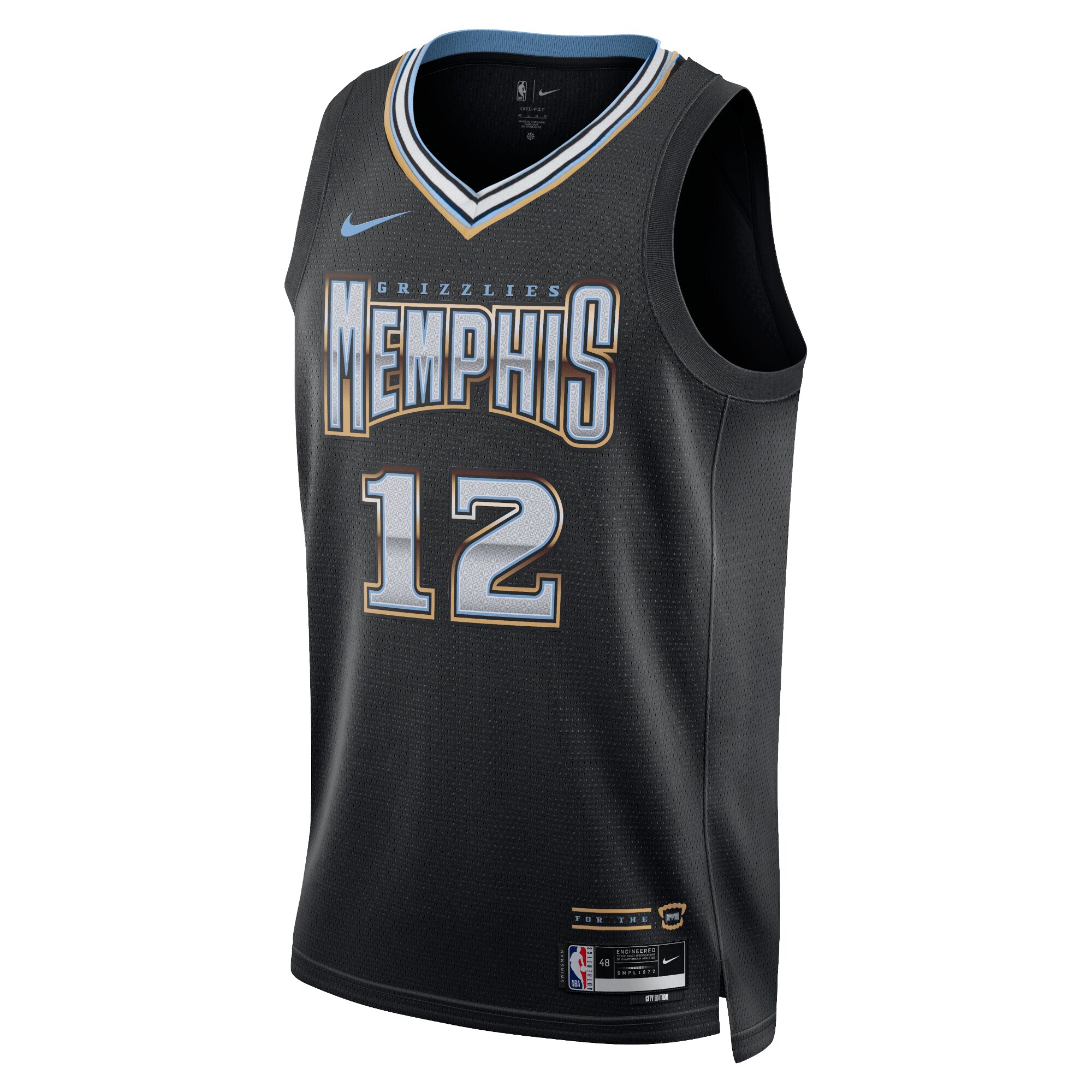 Memphis Grizzlies City Edition Swingman Jersey 22 - Black - Ja Morant for Youth Women Men - Friend Lounge Store - Shop for All Things Jerseys Sports - PersonalJerseys
