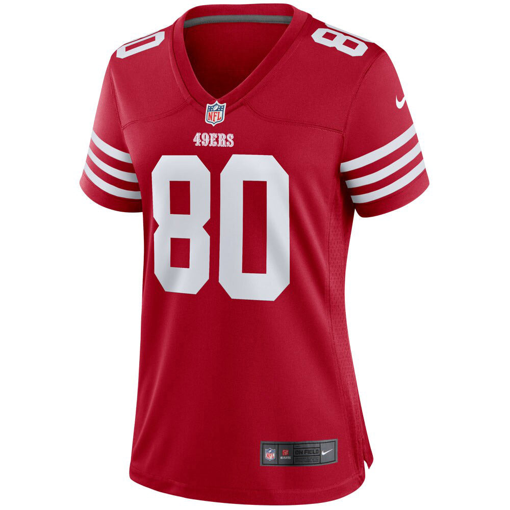 Women's San Francisco 49ers Jerry Rice Retired Player Game Jersey Scarlet - PersonalJerseys