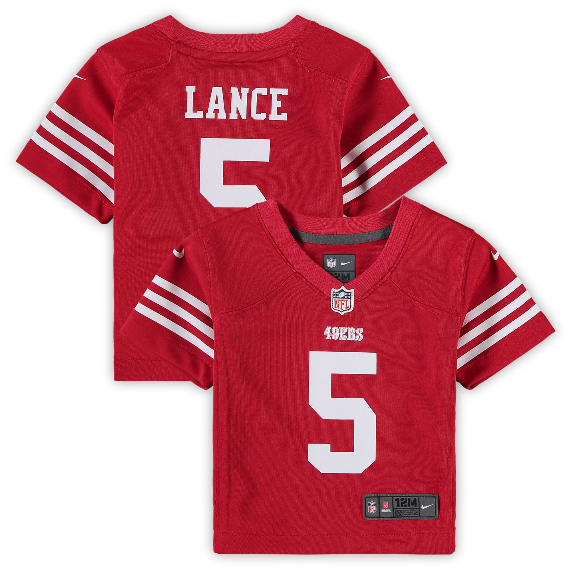 Trey Lance San Francisco 49ers Nike Infant Player Game Jersey - Scarlet - PersonalJerseys