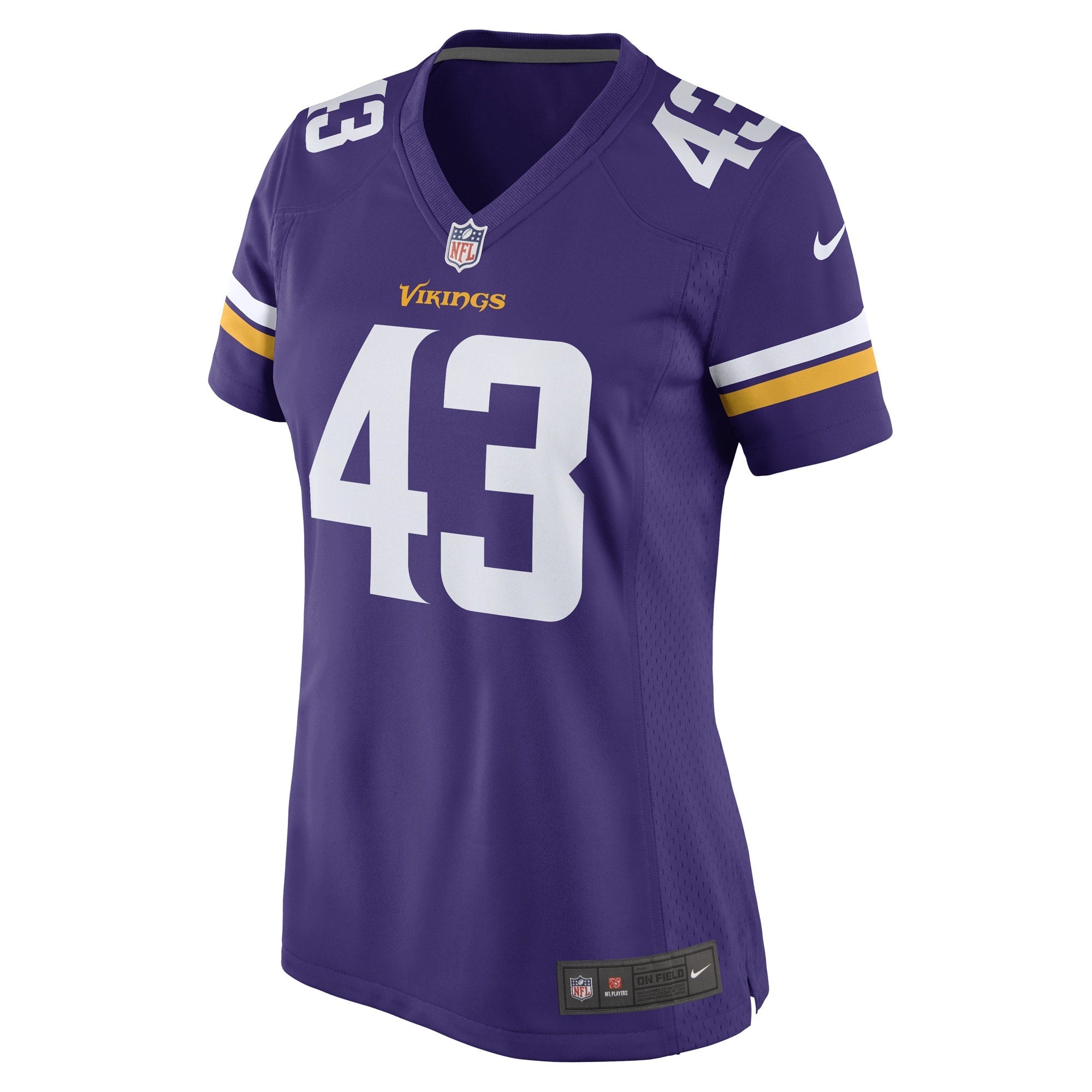 Women's Nike Luiji Vilain Purple Minnesota Vikings Game Player Jersey - PersonalJerseys
