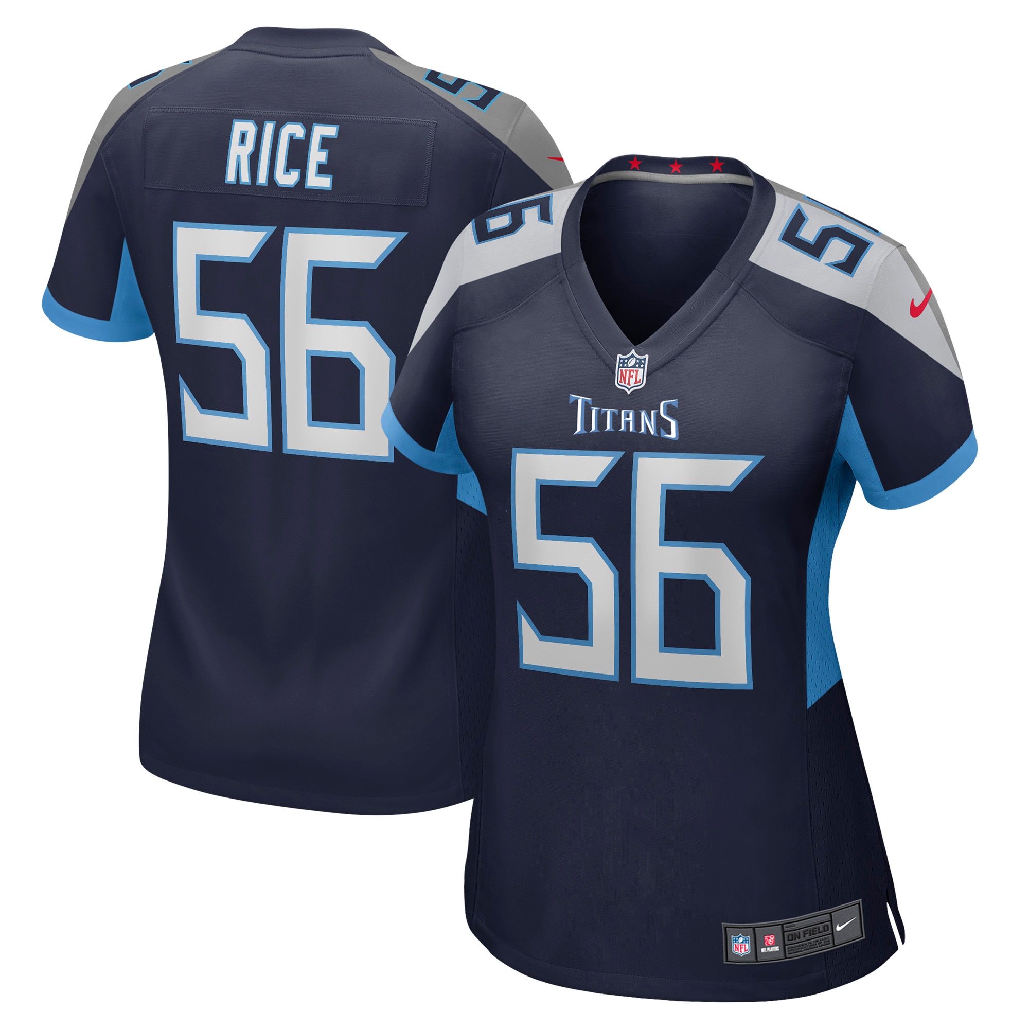 Monty Rice Tennessee Titans Nike Women's Game Jersey - Navy - PersonalJerseys