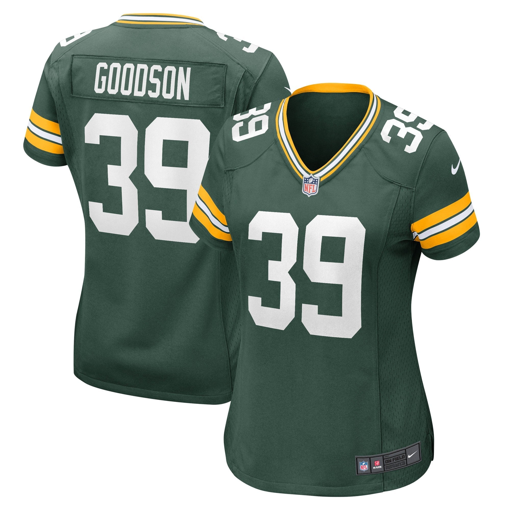 Women's Nike Tyler Goodson Green Green Bay Packers Game Player Jersey - PersonalJerseys