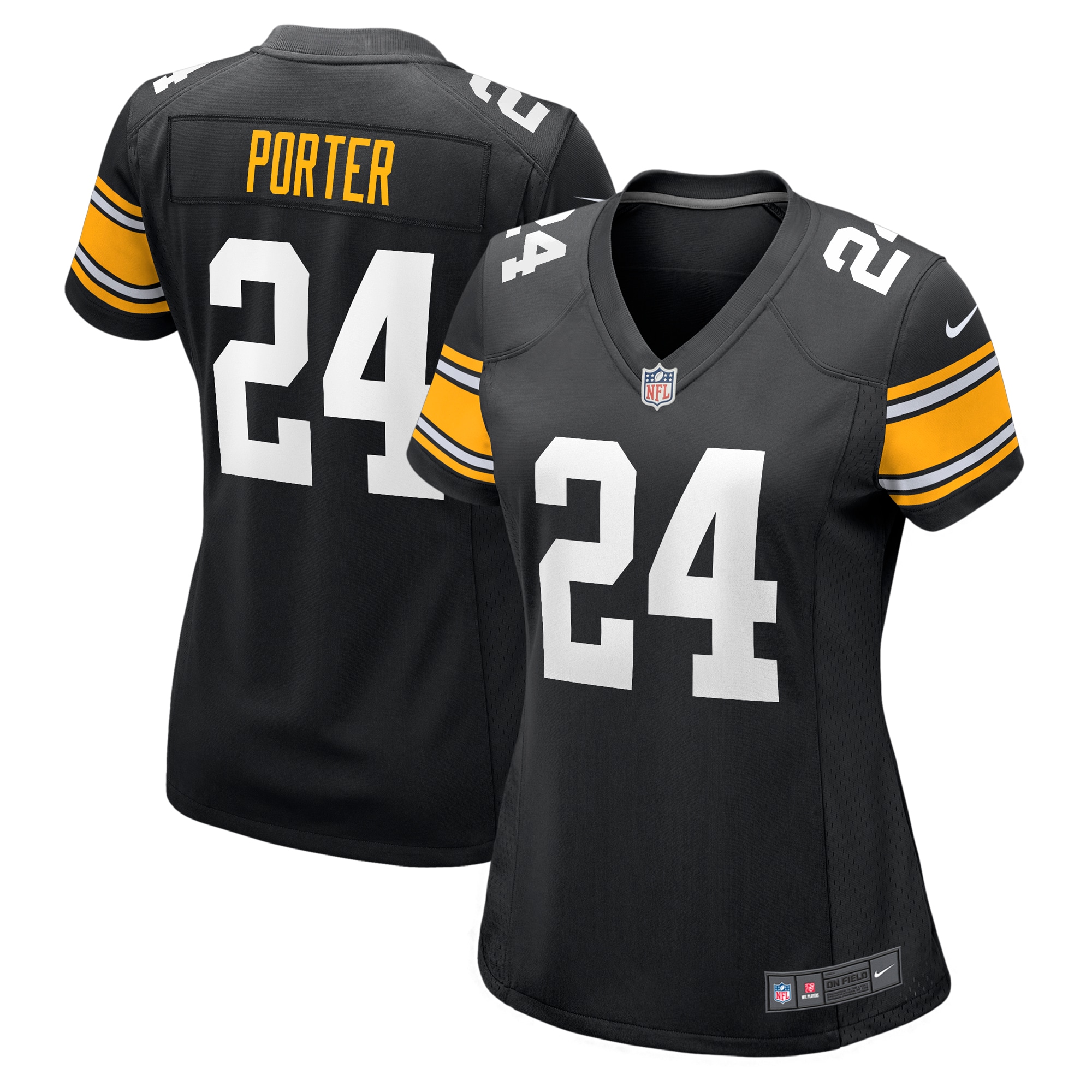 Joey Porter Jr. Pittsburgh Steelers Nike Women's Alternate Game Jersey - Black - PersonalJerseys