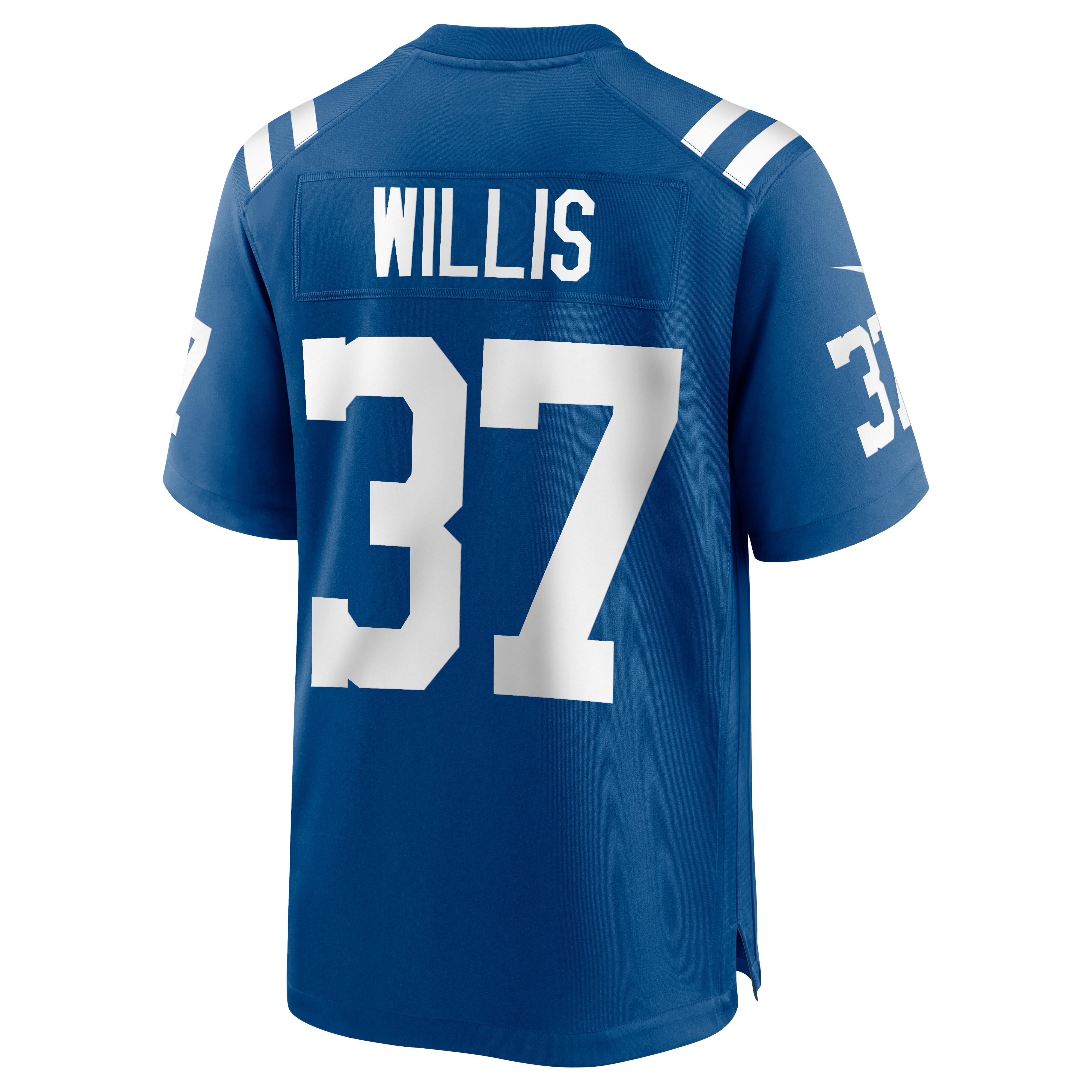 Indianapolis Colts Khari Willis Royal Game Jersey for Youth Women Men - Friend Lounge Store - Shop for All Things Jerseys Sports - PersonalJerseys
