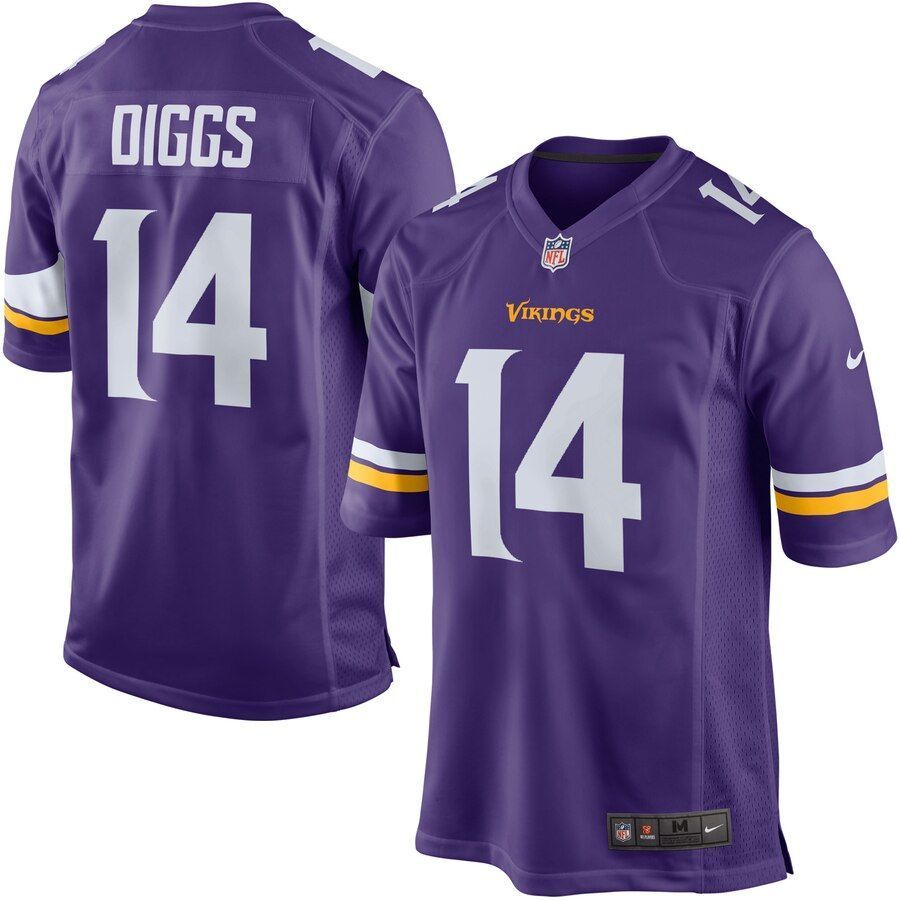 Stefon Diggs Minnesota Vikings Game Jersey - Purple - Friend Lounge Store - Shop for All Things Jerseys Sports - PersonalJerseys