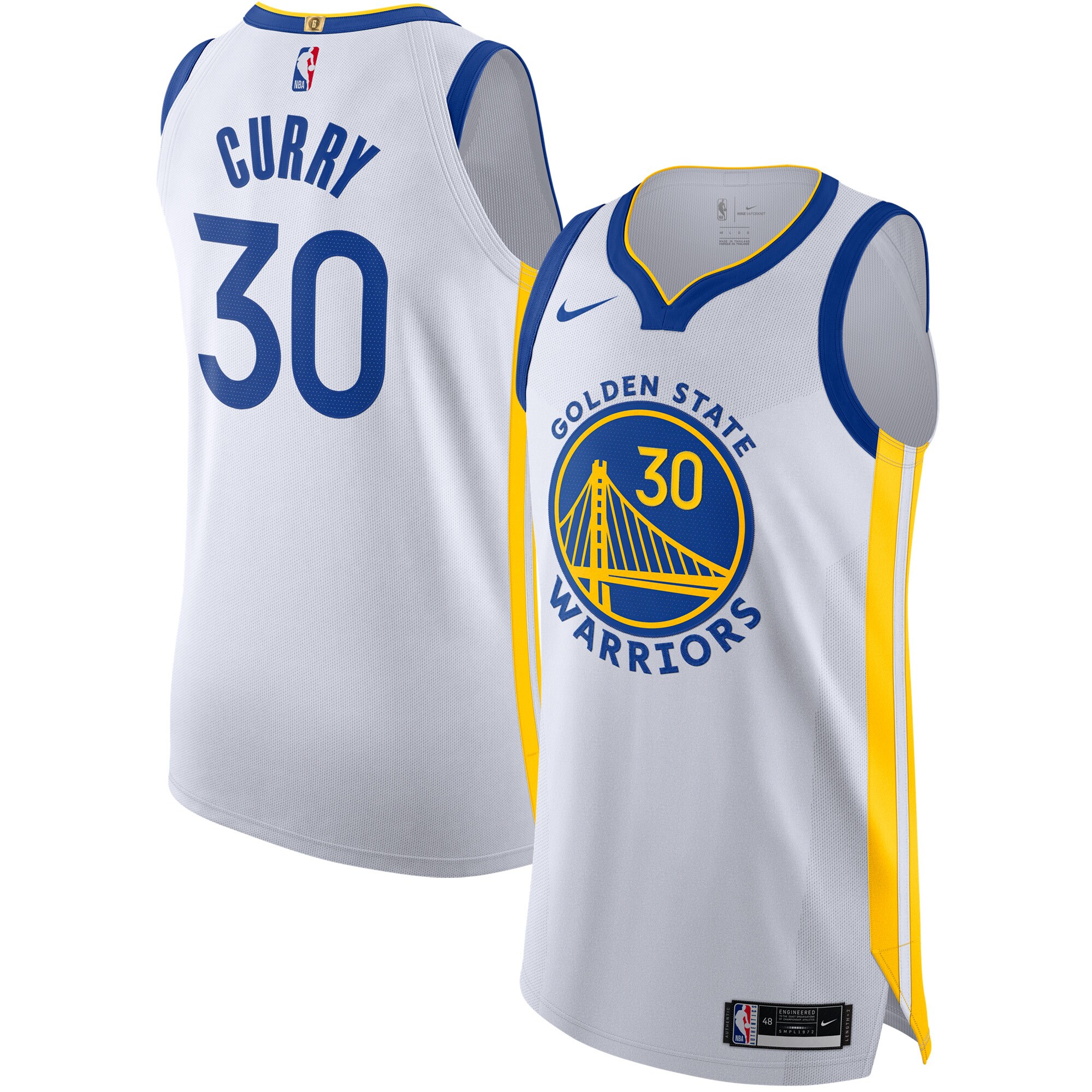 Stephen Curry Golden State Warriors Nike Authentic Jersey - Association Edition - White - PersonalJerseys