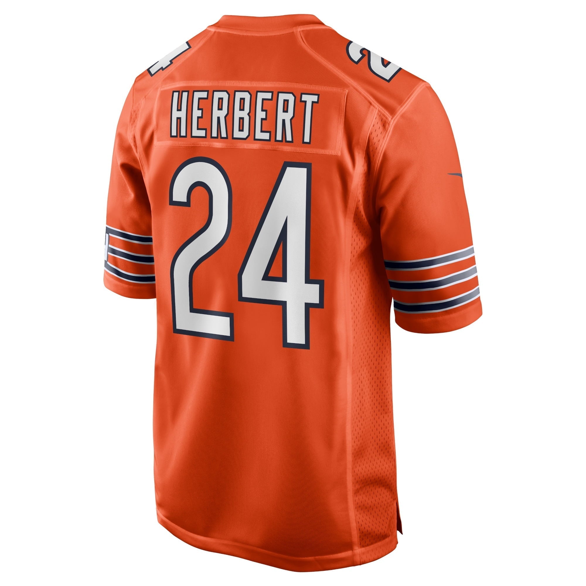 Men's Nike Khalil Herbert Orange Chicago Bears Alternate Game Player Jersey - PersonalJerseys