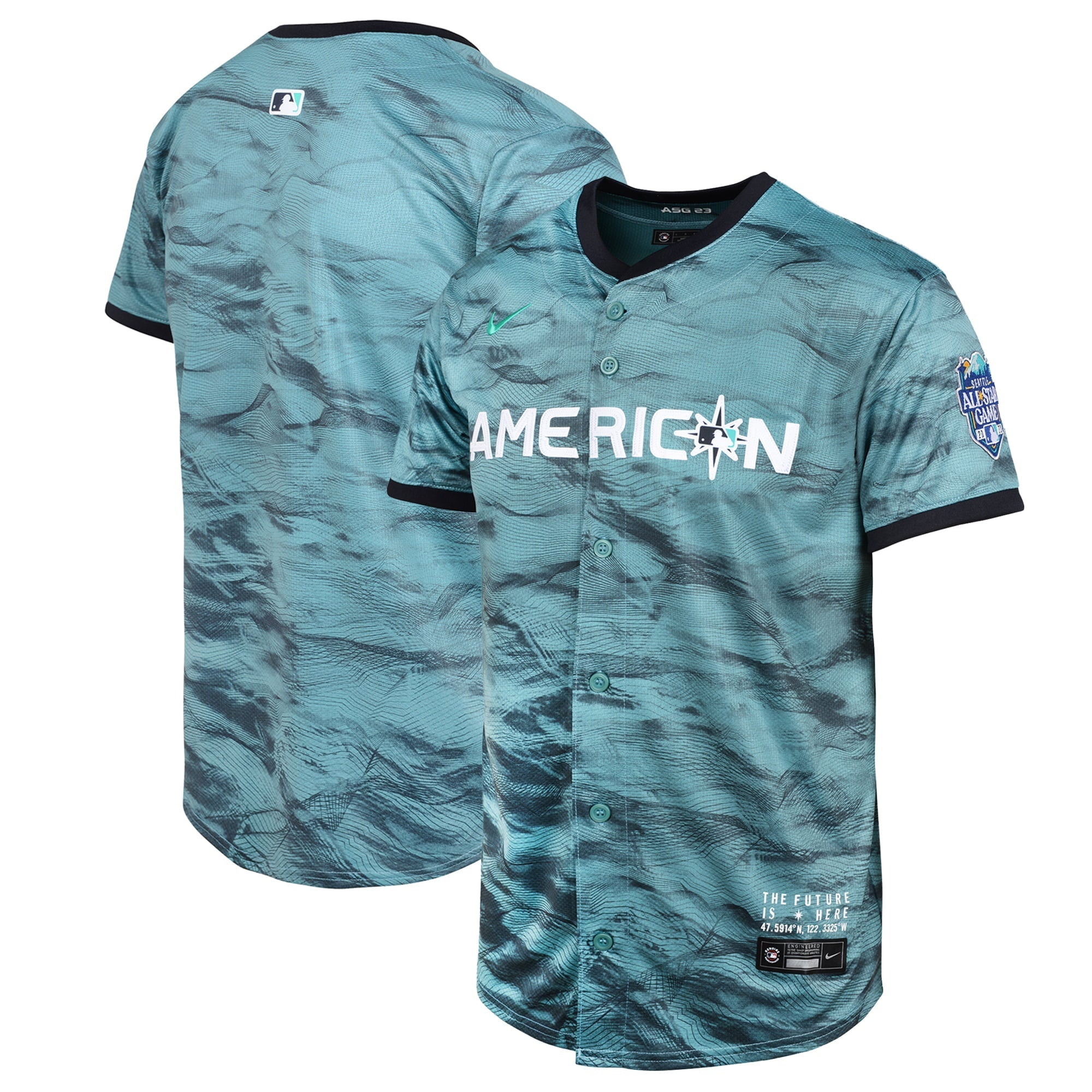 Youth Nike  Teal American League Seattle Mariners 2023 MLB All-Star Game Limited Jersey - PersonalJerseys