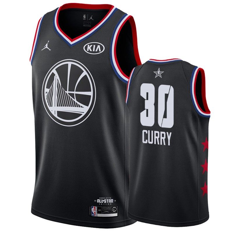 Men Golden State Warriors #30 Stephen Curry 2019 All-Star Game Finished Jersey - Black - Friend Lounge Store - Shop for All Things Jerseys Sports - PersonalJerseys