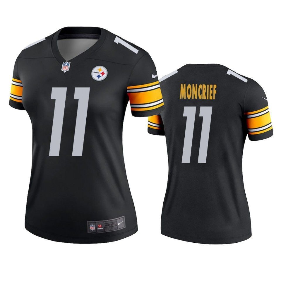 Pittsburgh Steelers #11 Donte Moncrief Black Legend Jersey - Women's - Friend Lounge Store - Shop for All Things Jerseys Sports - PersonalJerseys