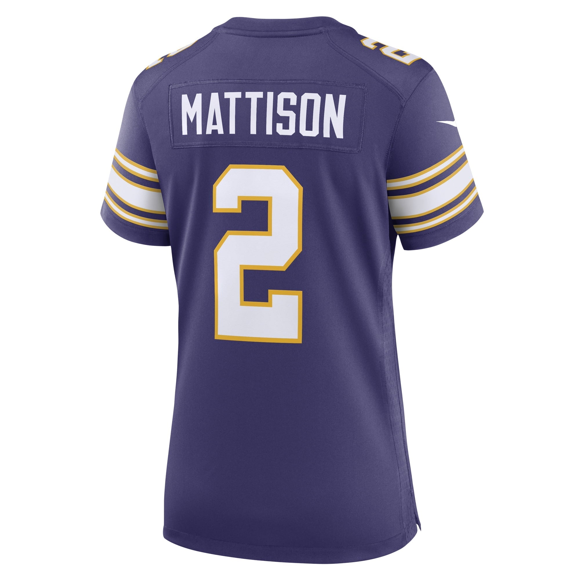 Women's Nike Alexander Mattison Purple Minnesota Vikings Classic Player Game Jersey - PersonalJerseys