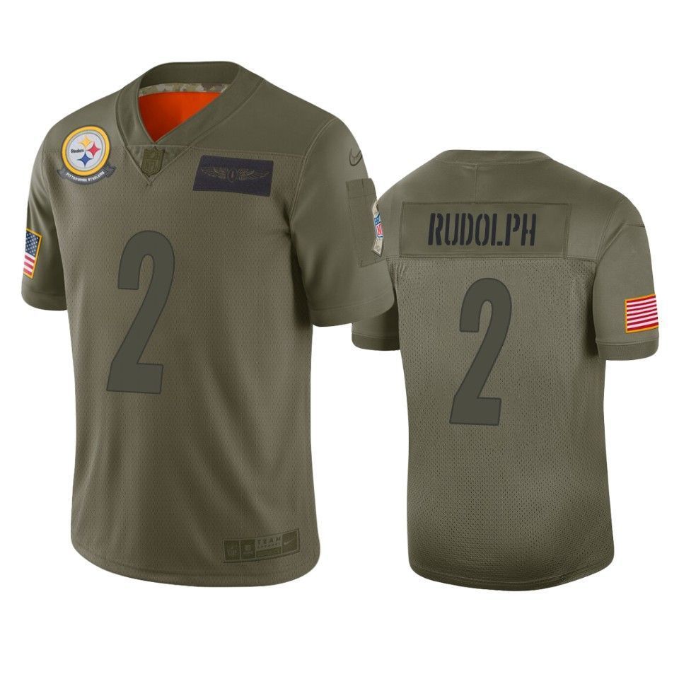 Pittsburgh Steelers Mason Rudolph Camo 2019 Salute to Service Limited Jersey - Friend Lounge Store - Shop for All Things Jerseys Sports - PersonalJerseys