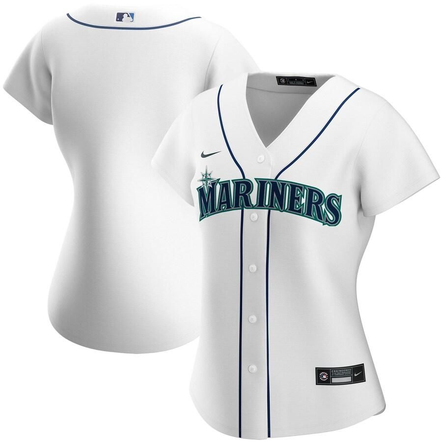 Seattle Mariners Women's Home 2020 Team Jersey – White - Friend Lounge Store - Shop for All Things Jerseys Sports - PersonalJerseys