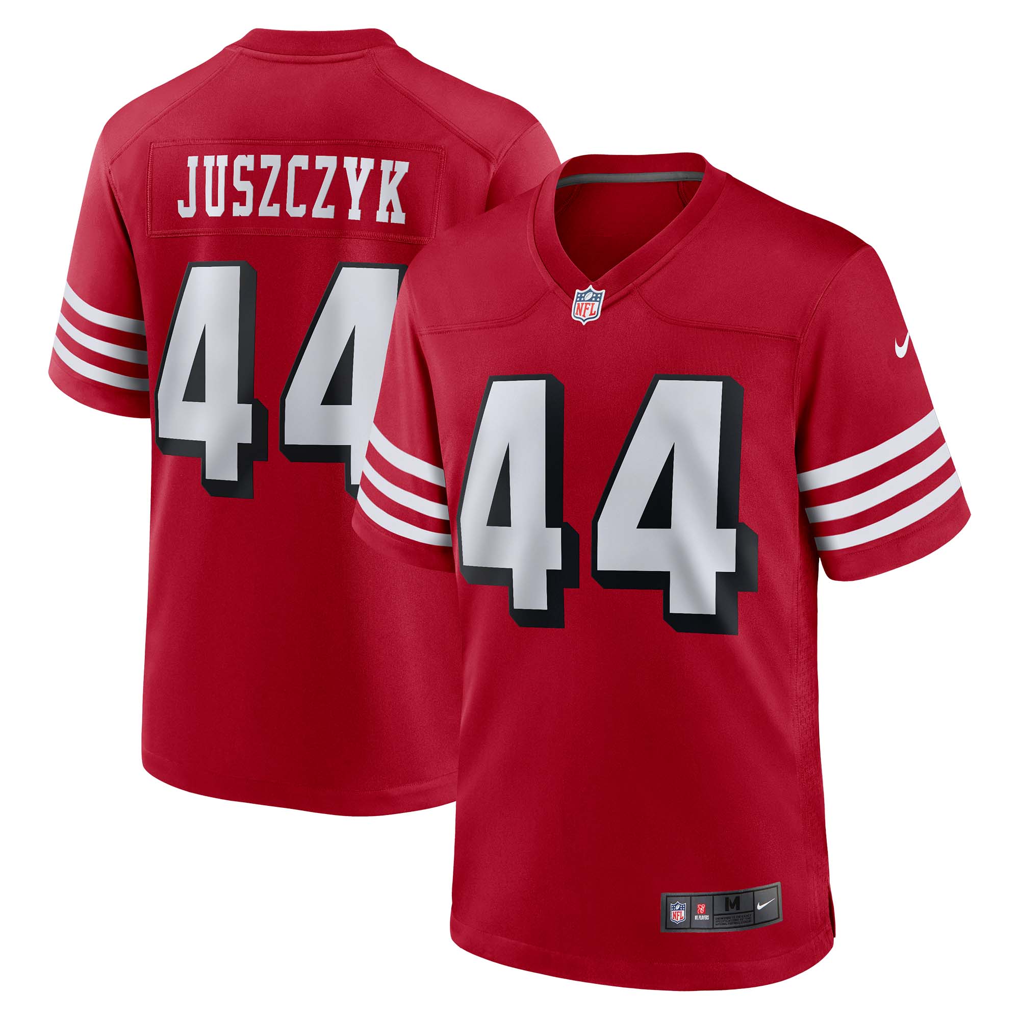 San Francisco 49ers Kyle Juszczyk Scarlet Alternate Game Jersey for Youth Women Men - Friend Lounge Store - Shop for All Things Jerseys Sports - PersonalJerseys