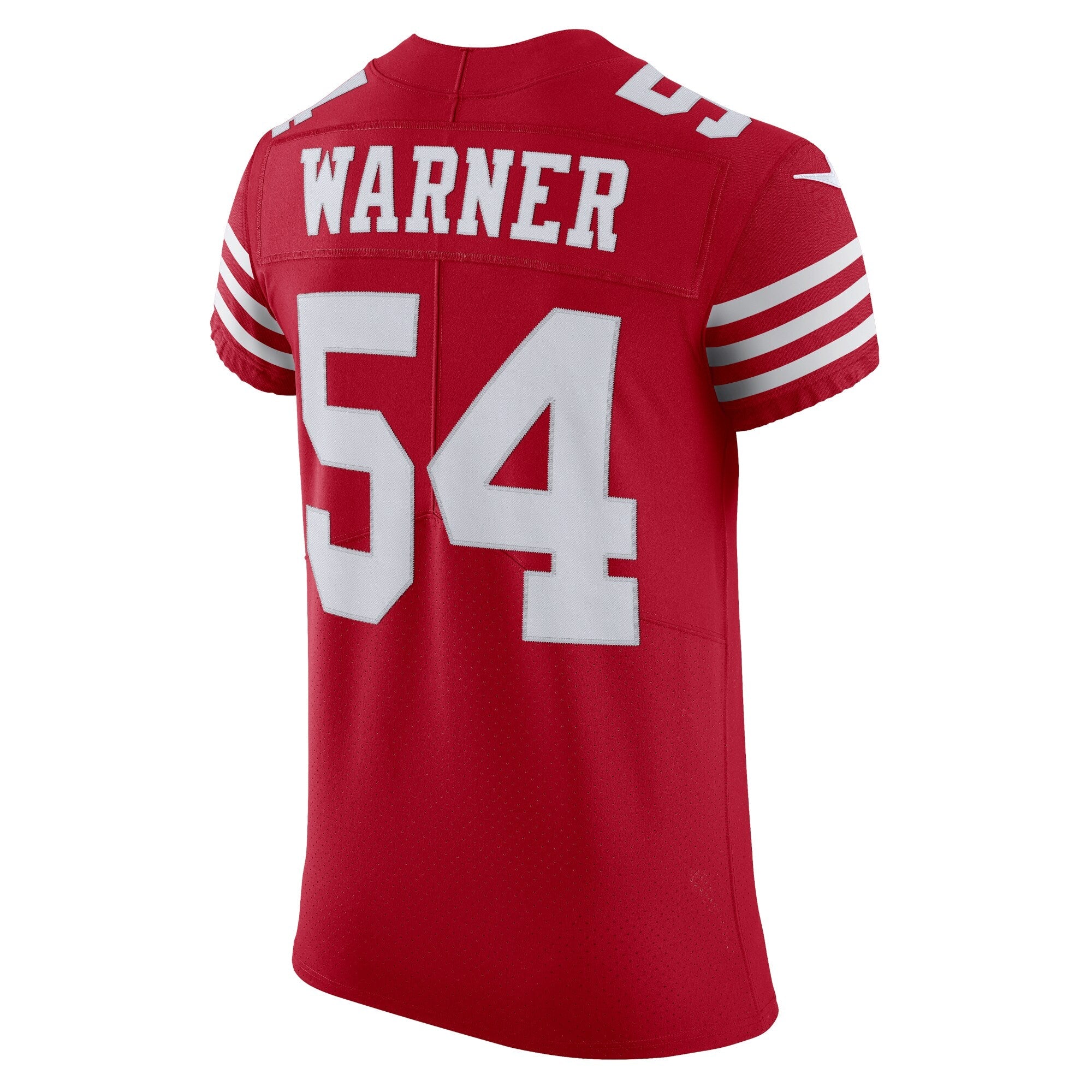 Men's Nike Fred Warner Scarlet San Francisco 49ers Vapor Elite Jersey - PersonalJerseys
