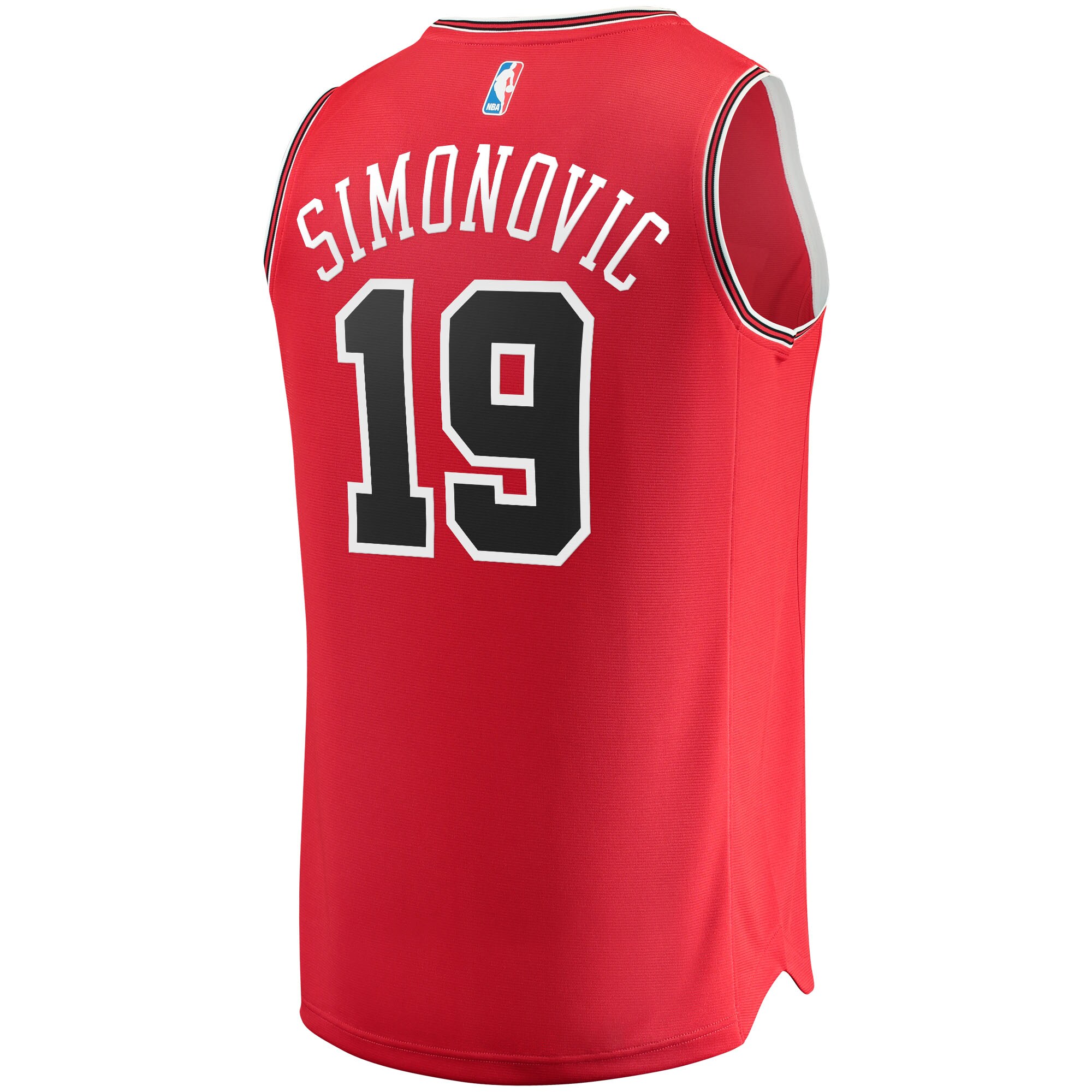 Marko Simonovic Chicago Bulls Fanatics Branded 2021/22 Fast Break Replica Jersey - Icon Edition - Red - PersonalJerseys