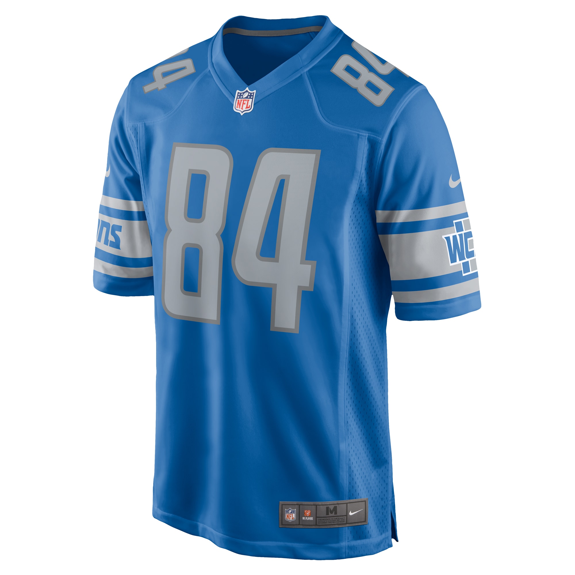 Daurice Fountain Detroit Lions Nike Team Game Jersey -  Blue - PersonalJerseys