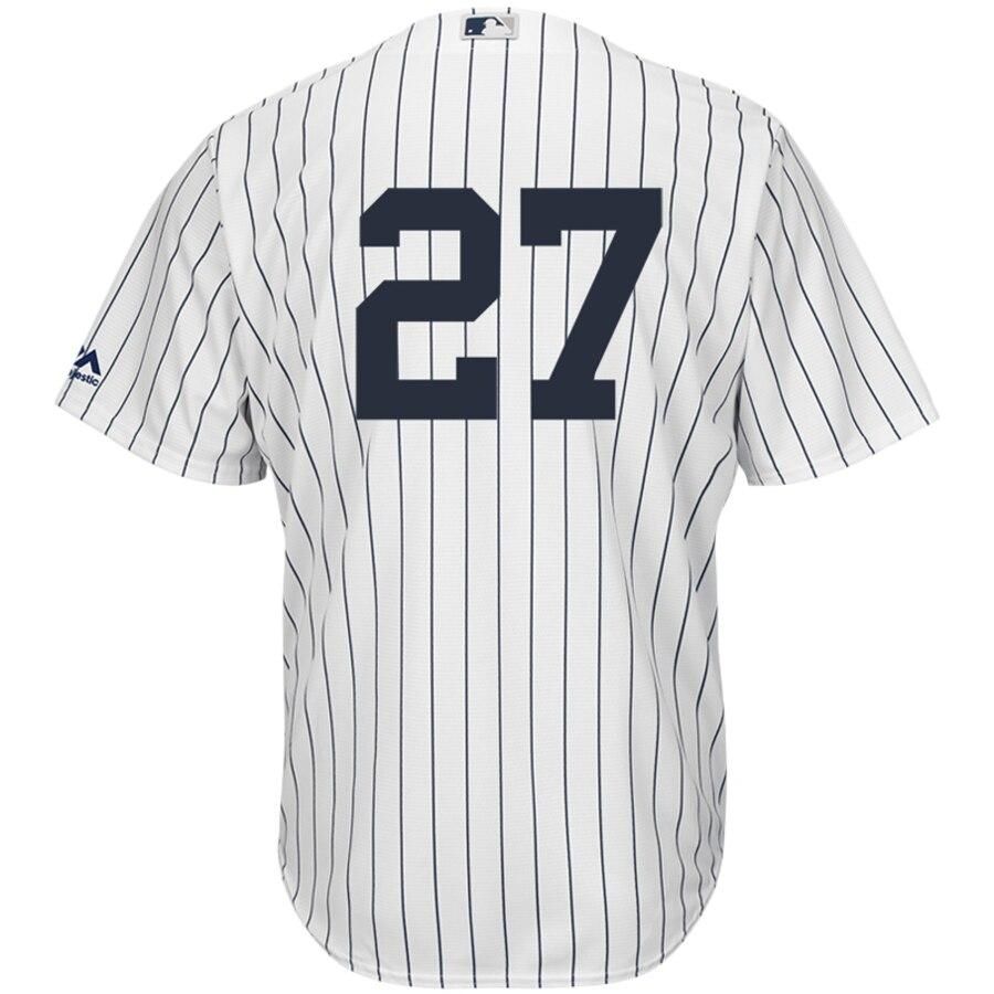 Giancarlo Stanton New York Yankees Majestic Cool Base Player Jersey - White - Friend Lounge Store - Shop for All Things Jerseys Sports - PersonalJerseys