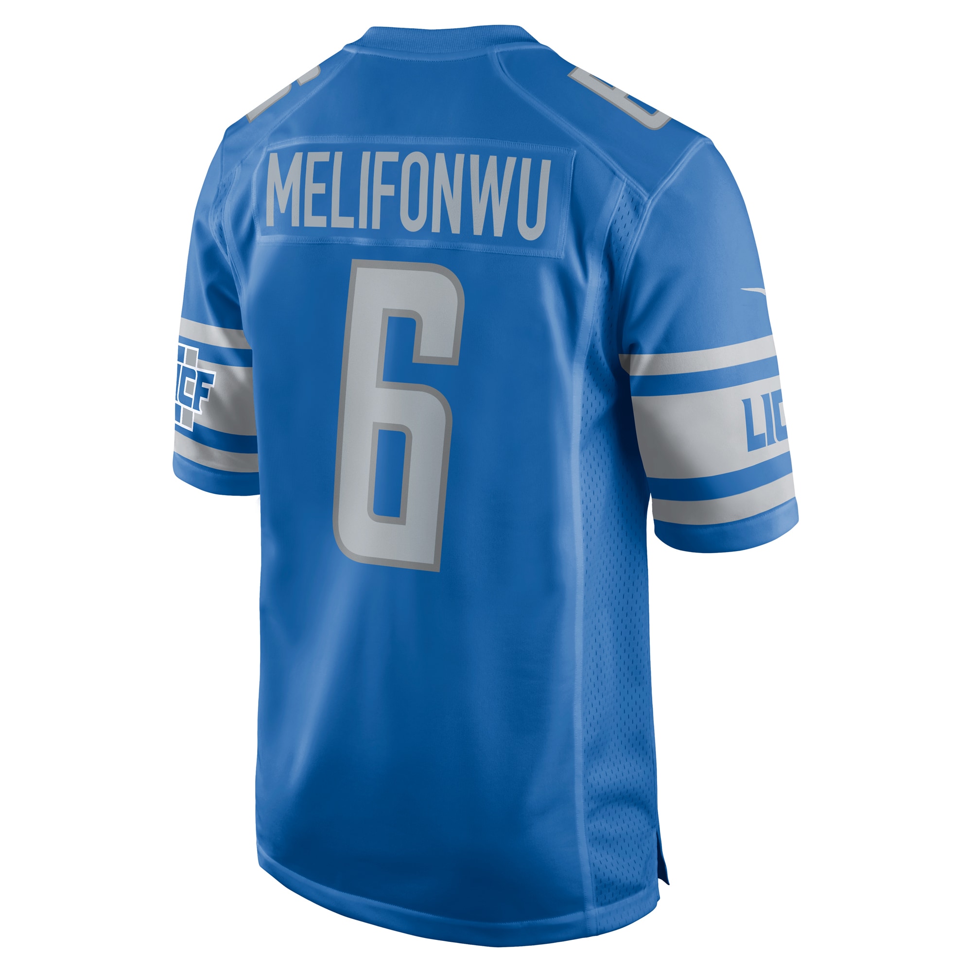 Ifeatu Melifonwu Detroit Lions Nike Team Game Jersey -  Blue - PersonalJerseys