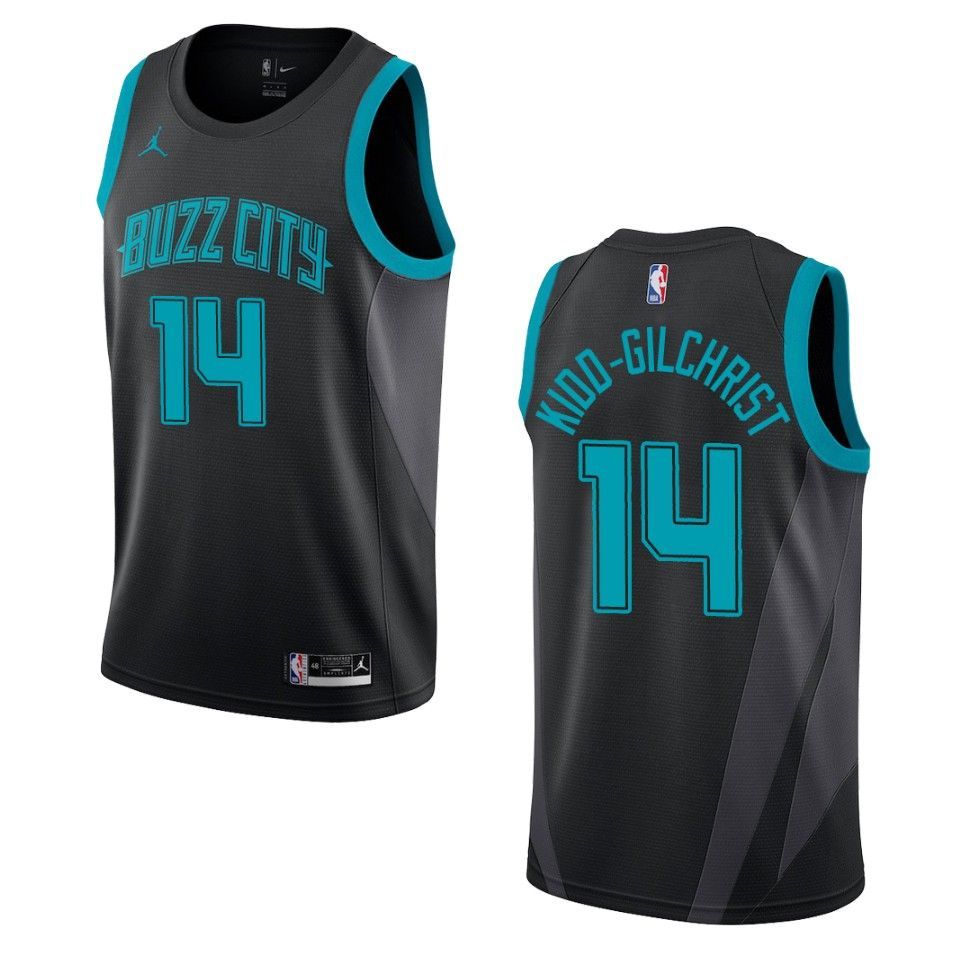 2019-20 Men's Charlotte Hornets #14 Michael Kidd-Gilchrist City Swingman Jersey - Black - Friend Lounge Store - Shop for All Things Jerseys Sports - PersonalJerseys