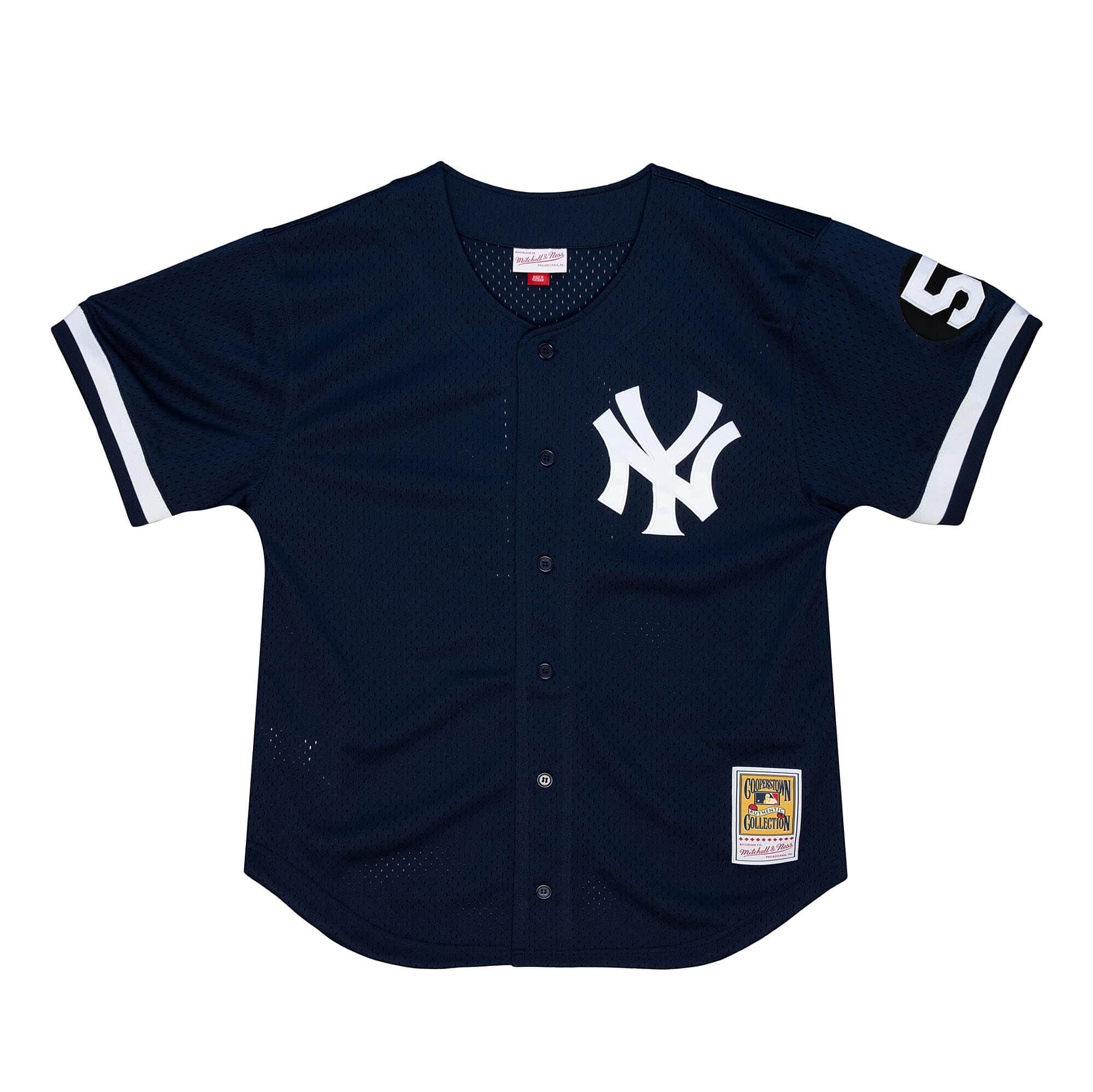 Authentic Yogi Berra New York Yankees 1999 Button Front Jersey - PersonalJerseys