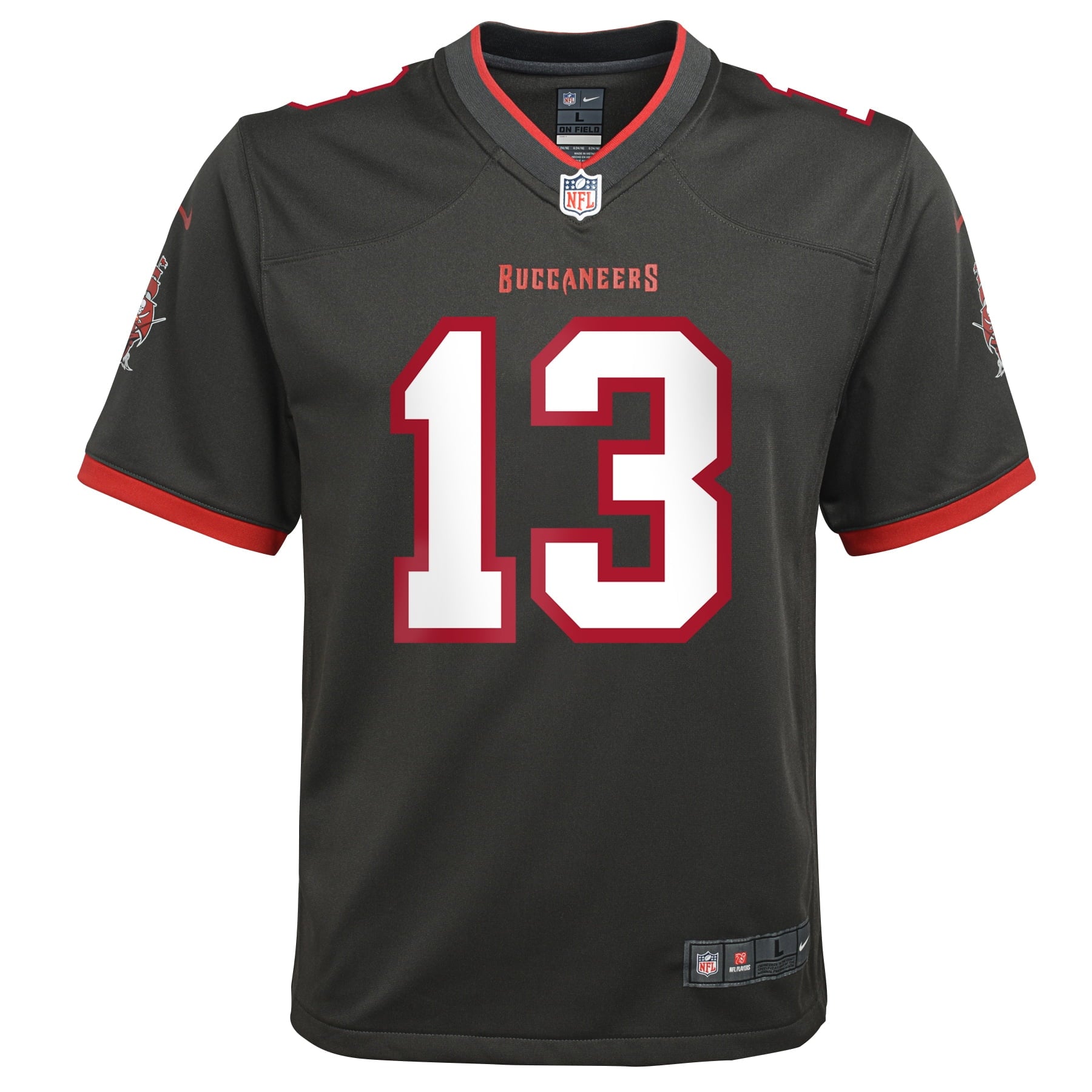 Youth Nike Mike Evans Pewter Tampa Bay Buccaneers Game Jersey - PersonalJerseys