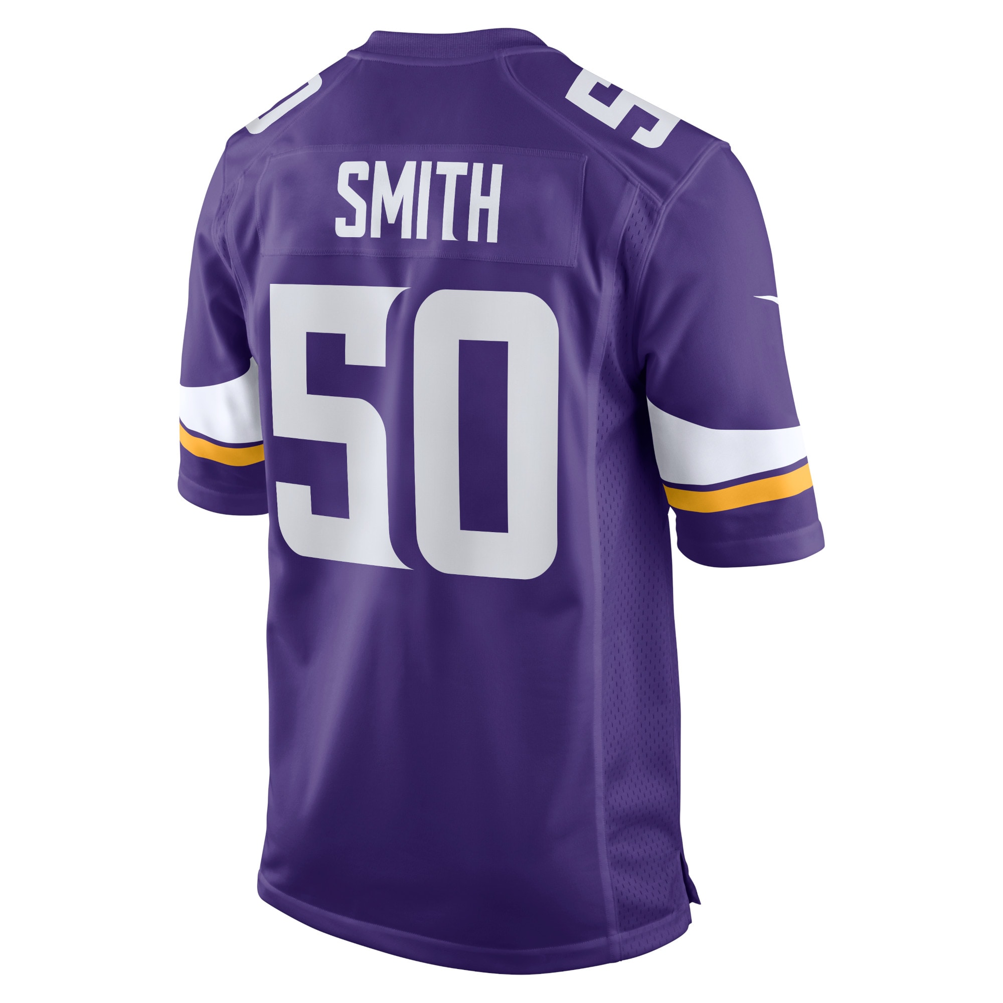 TJ Smith Minnesota Vikings Nike Home Game Player Jersey - Purple - PersonalJerseys
