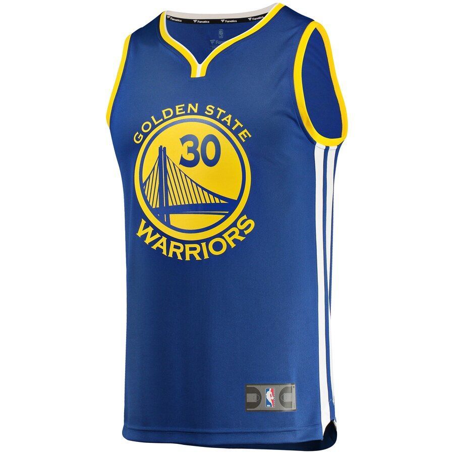 Stephen Curry Golden State Warriors Branded Fast Break Jersey Royal - Icon Edition - Friend Lounge Store - Shop for All Things Jerseys Sports - PersonalJerseys