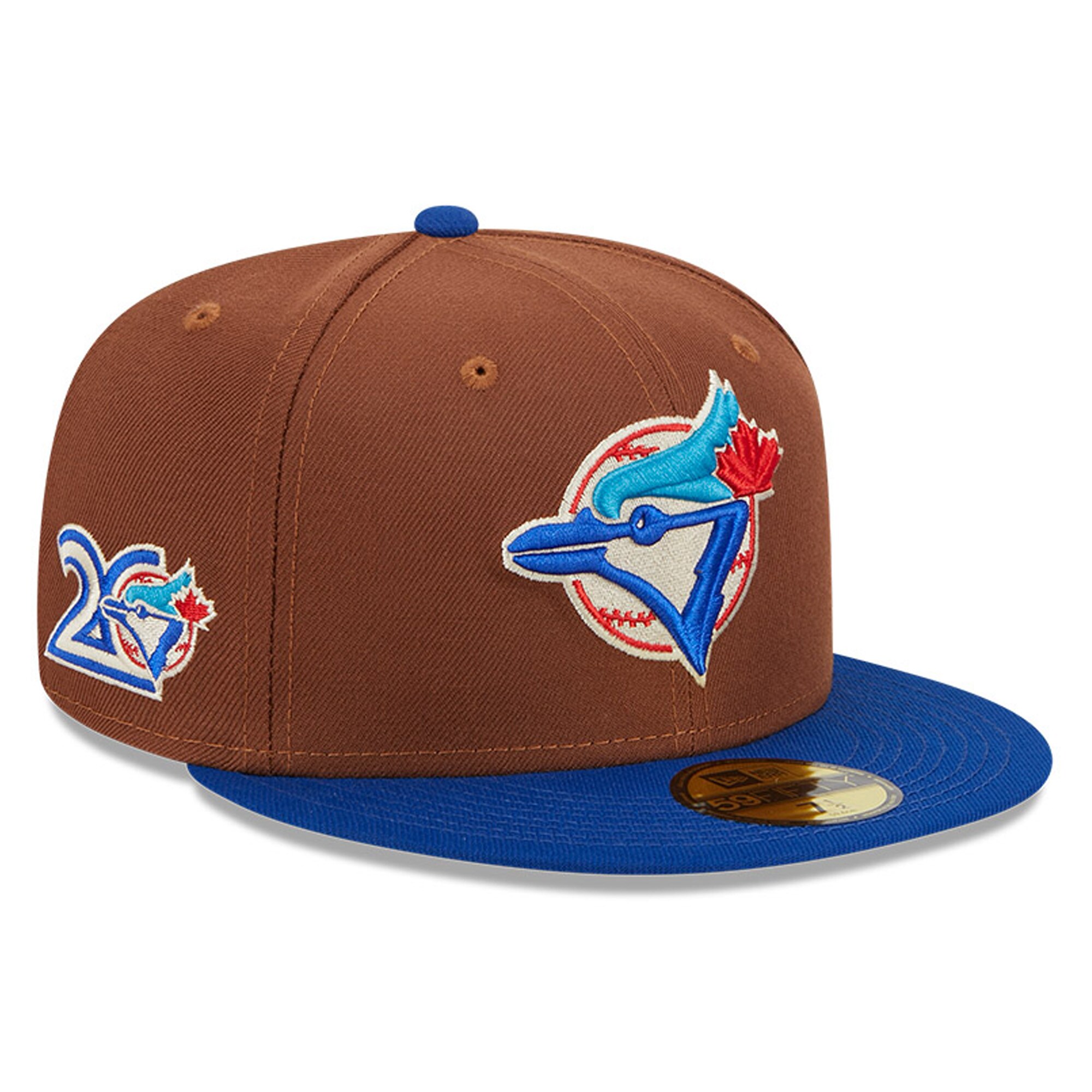 Toronto Blue Jays New Era Harvest 20th Anniversary 59FIFTY Fitted Hat - Brown - PersonalJerseys