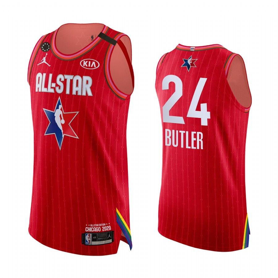 2020 All-Star Jimmy Butler #24 Jersey Kobe Forever Miami Heat Red - Friend Lounge Store - Shop for All Things Jerseys Sports - PersonalJerseys