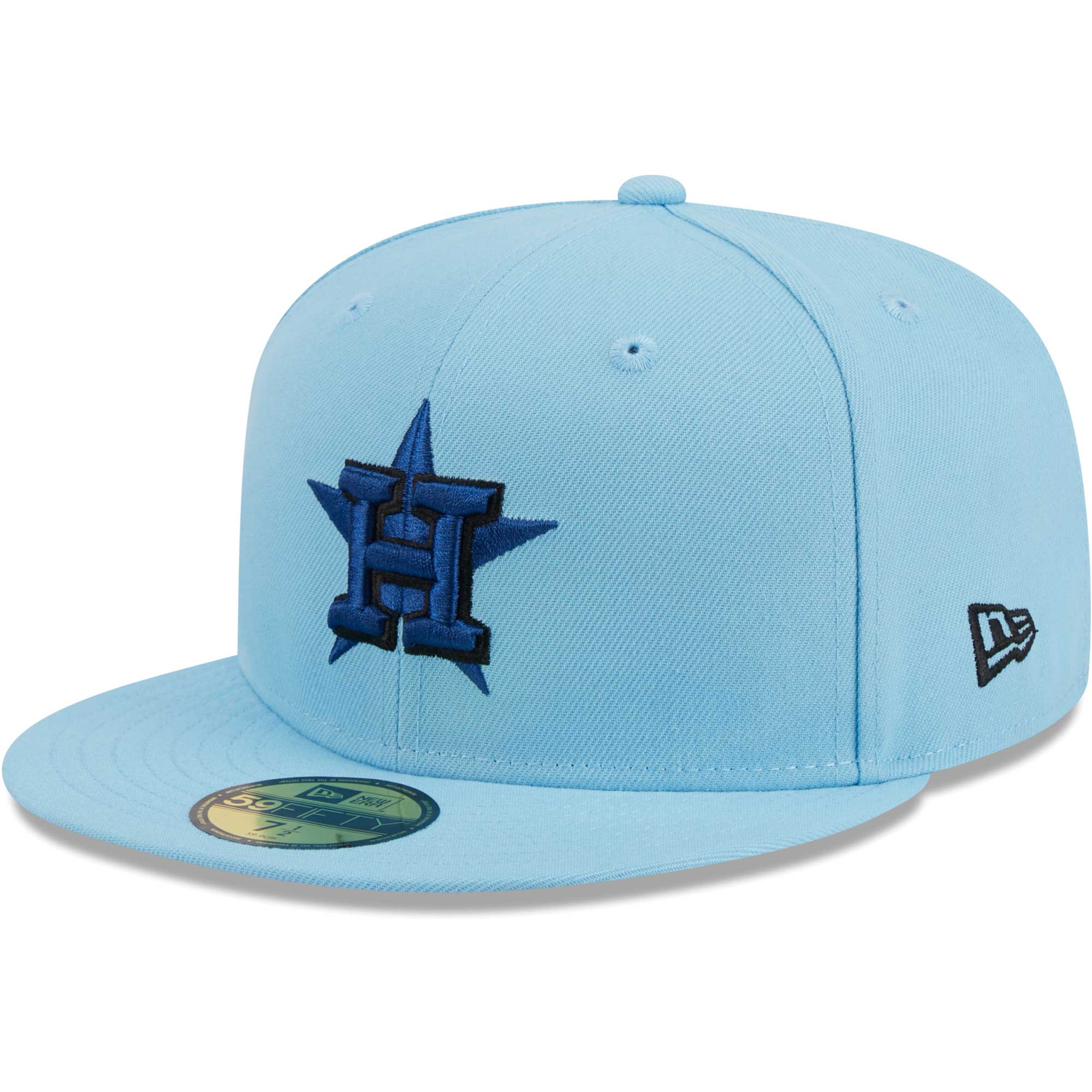 Houston Astros New Era 59FIFTY Fitted Hat - Light Blue - PersonalJerseys