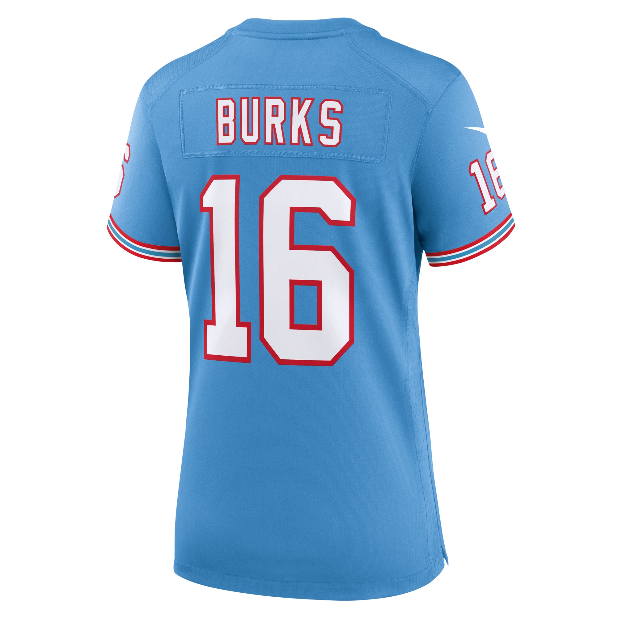 Treylon Burks Tennessee Titans Nike Women's Oilers Throwback Player Game Jersey - Light Blue - PersonalJerseys