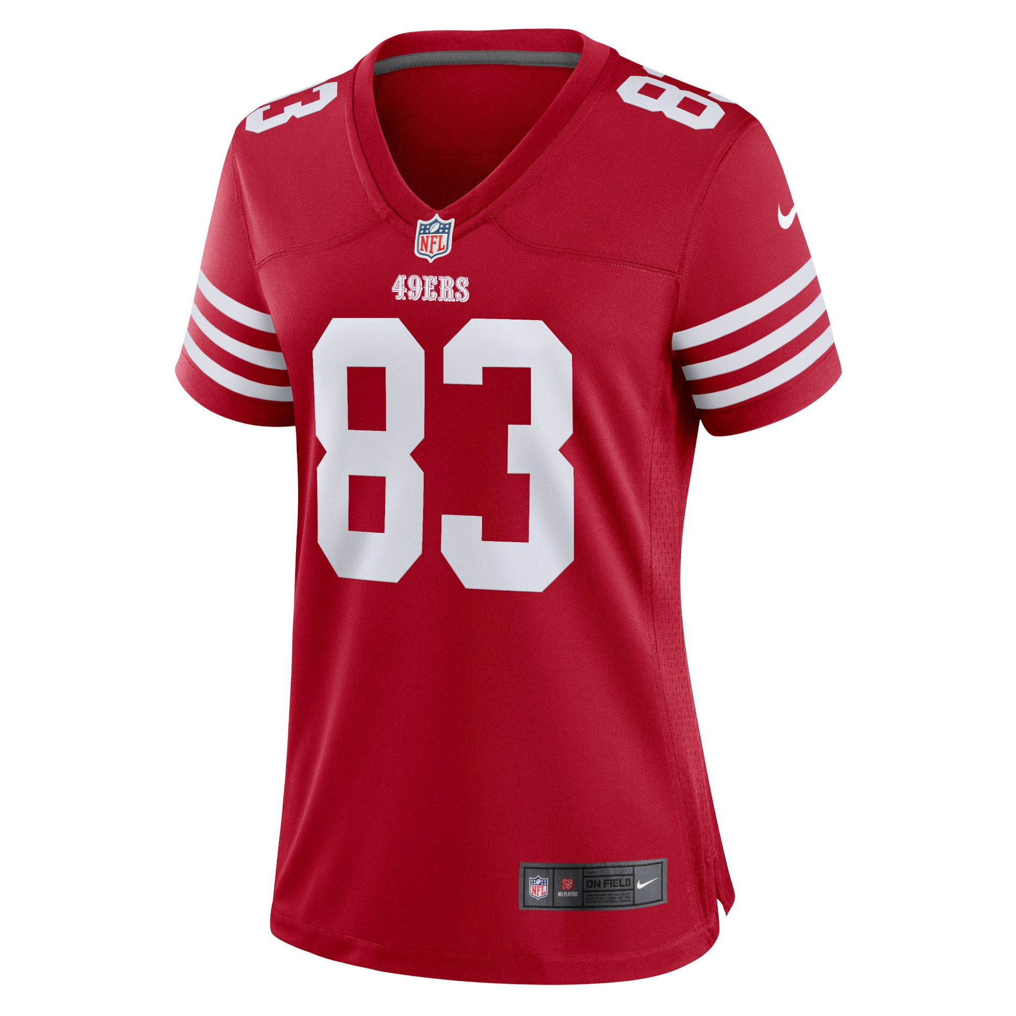 San Francisco 49ers Dazz Newsome Scarlet Home Game Player Jersey for Youth Women Men - Friend Lounge Store - Shop for All Things Jerseys Sports - PersonalJerseys
