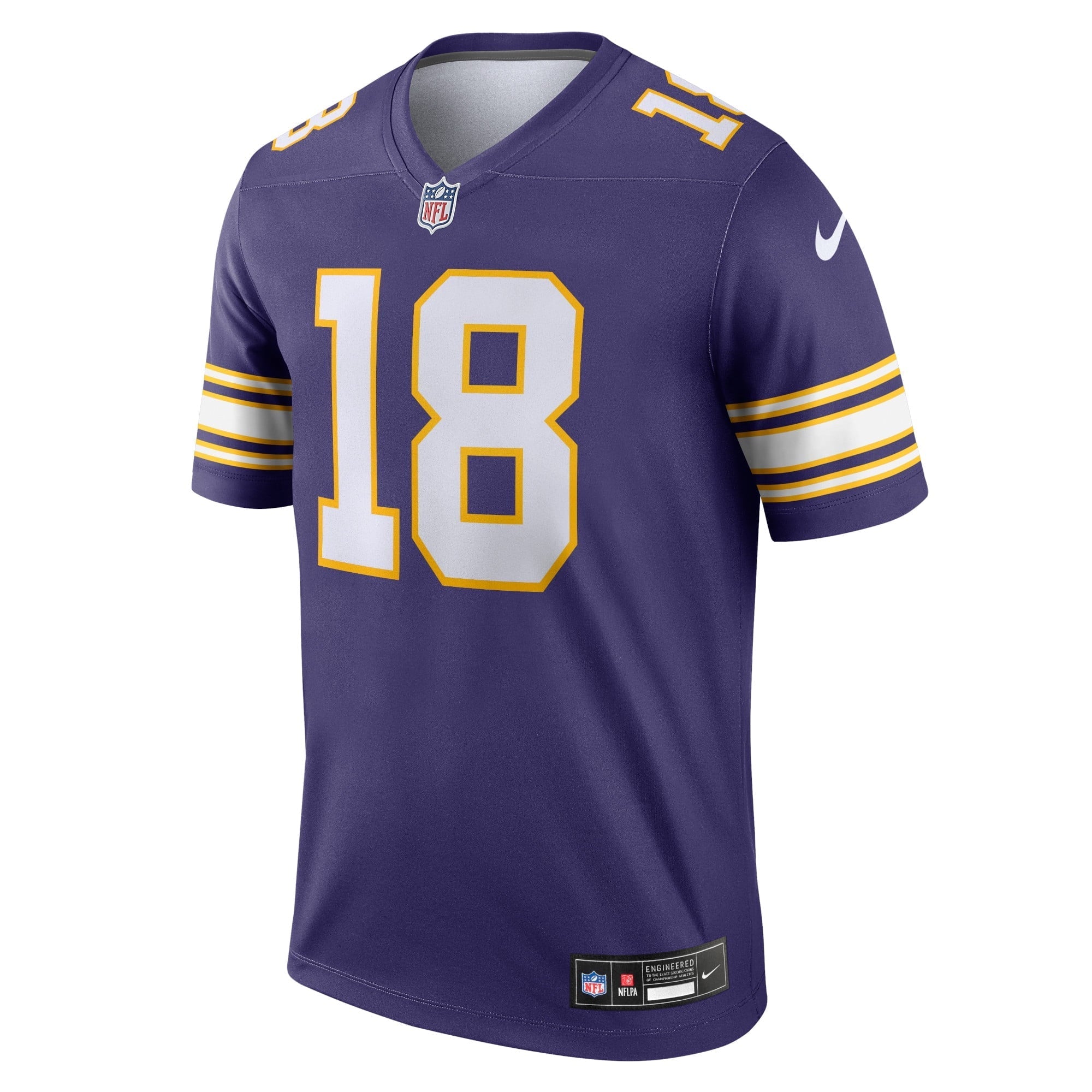 Men's Nike Justin Jefferson Purple Minnesota Vikings Classic Legend Player Jersey - PersonalJerseys