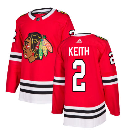 Men's Chicago Blackhawks Duncan Keith adidas Red Authentic Player Jersey - PersonalJerseys