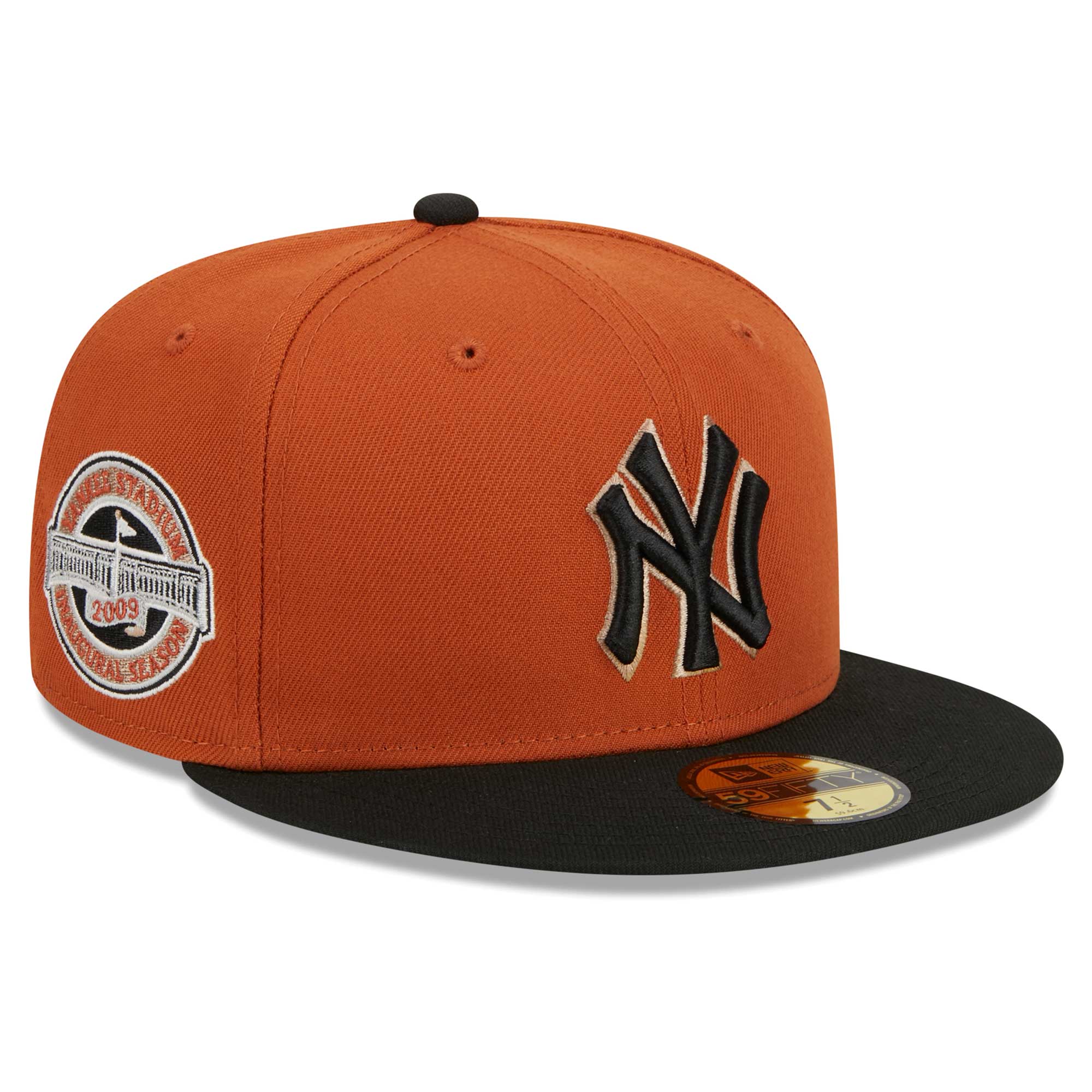 New York Yankees New Era 59FIFTY Fitted Hat - Orange/Black - PersonalJerseys