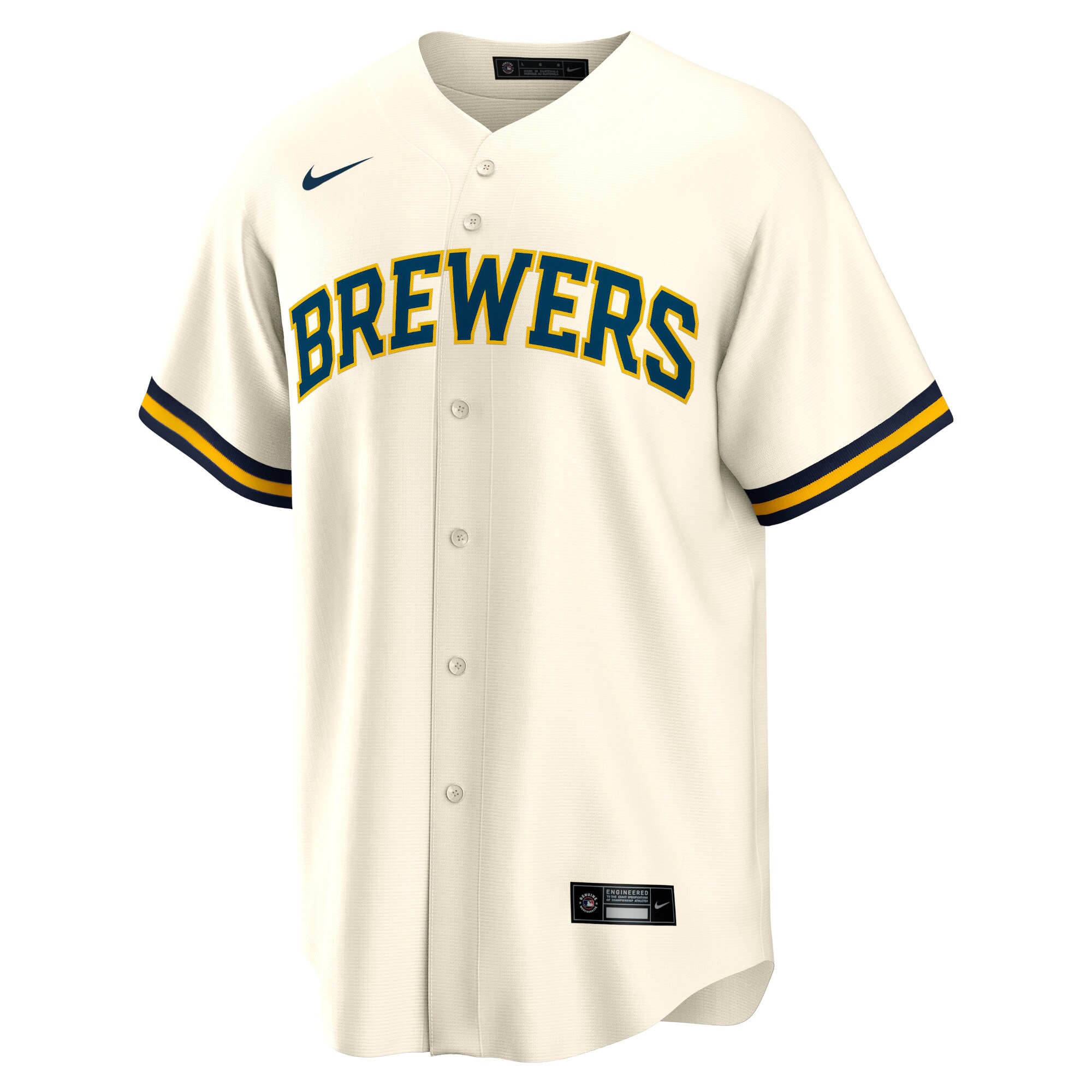 Rowdy Tellez Milwaukee Brewers Nike Replica Player Jersey - White - PersonalJerseys