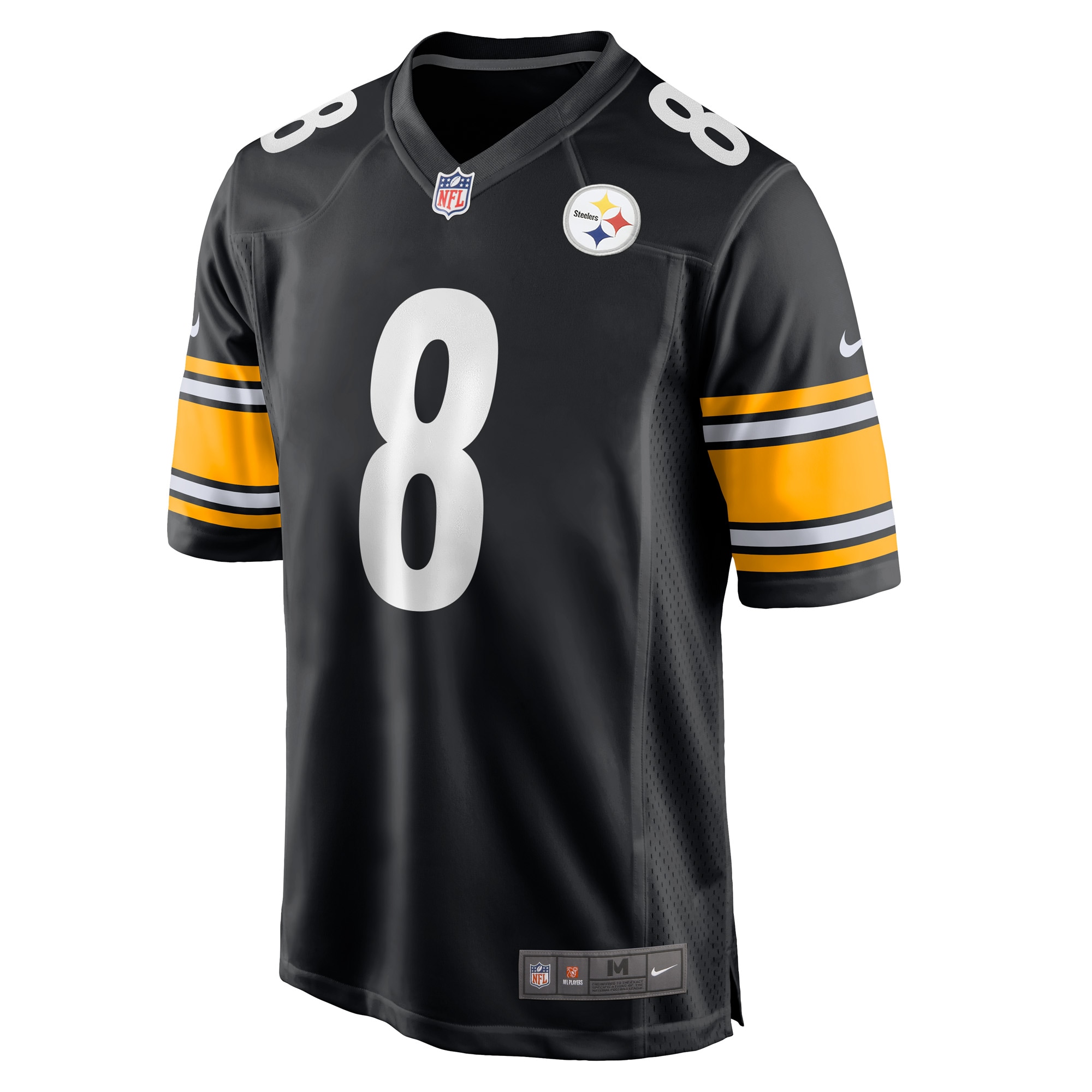 Kenny Pickett Pittsburgh Steelers Nike Youth Game Jersey - Black - PersonalJerseys