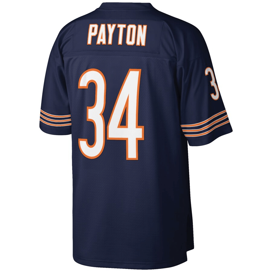 Mitchell & Ness Walter Payton Chicago Bears Navy Big & Tall 1985 Retired Player Jersey - Friend Lounge Store - Shop for All Things Jerseys Sports - PersonalJerseys