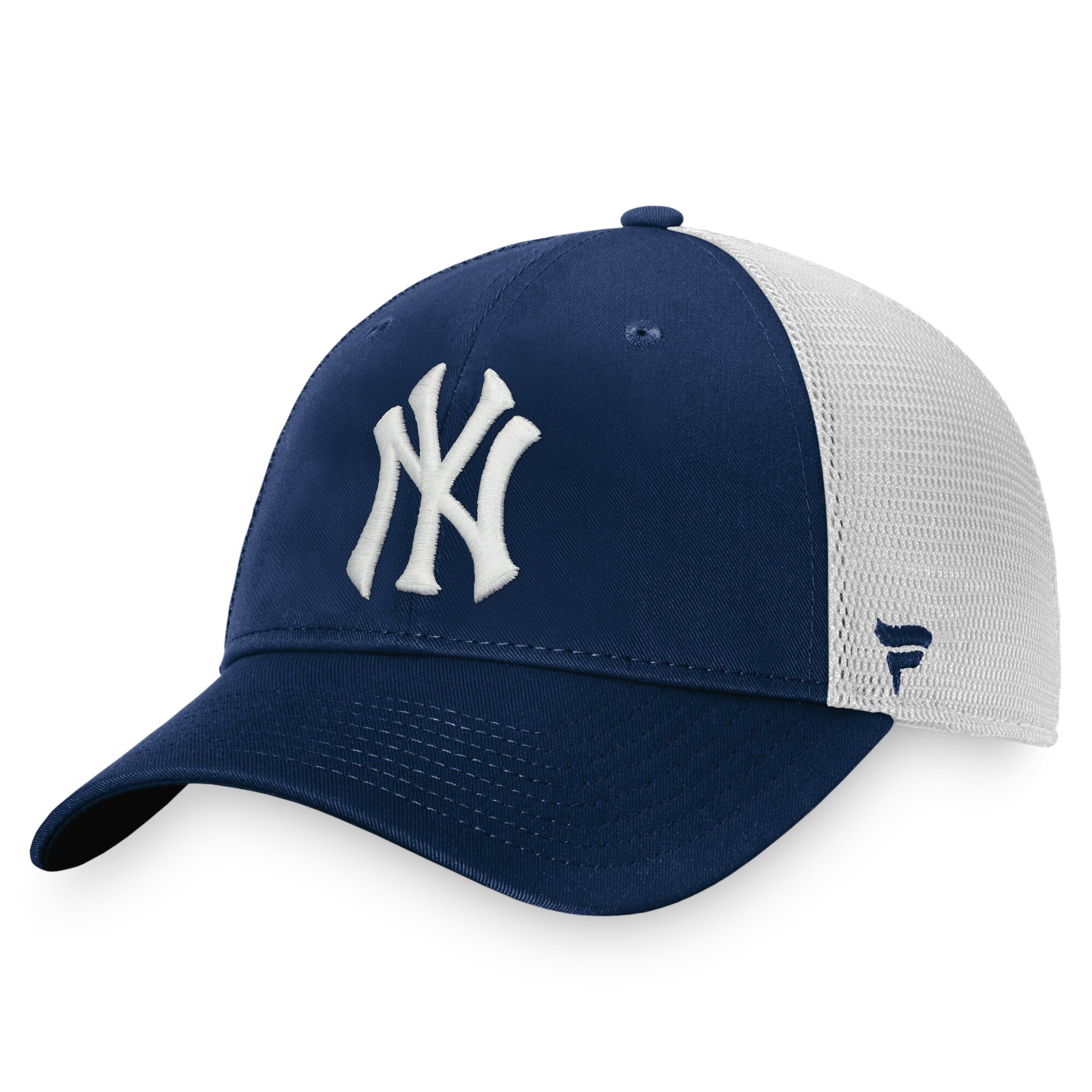 New York Yankees Fanatics Branded Core Structured Trucker Snapback Hat - Navy/White - PersonalJerseys