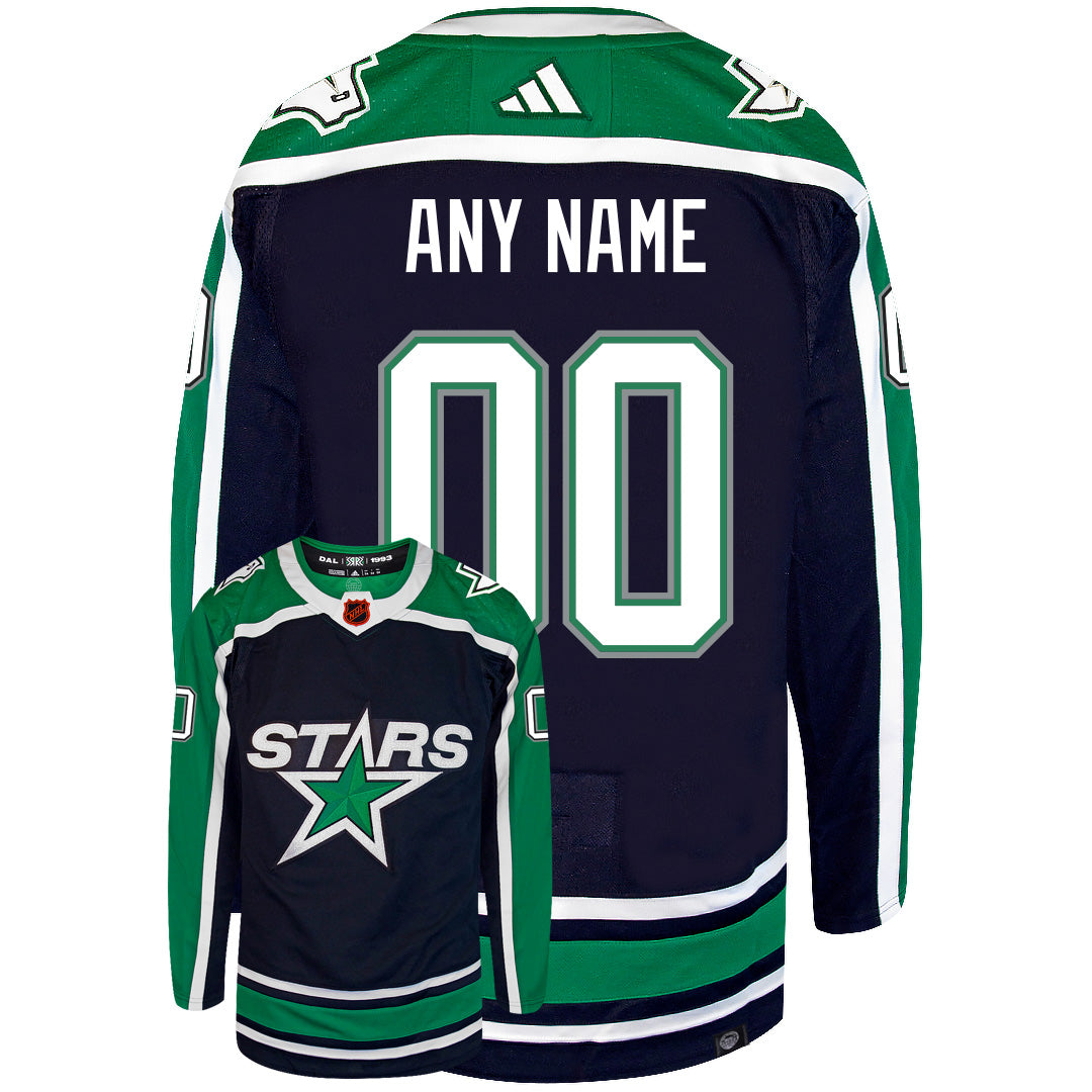 Customizable Dallas Stars Adidas 2022 Primegreen Reverse Retro Authentic NHL Hockey Jersey - PersonalJerseys