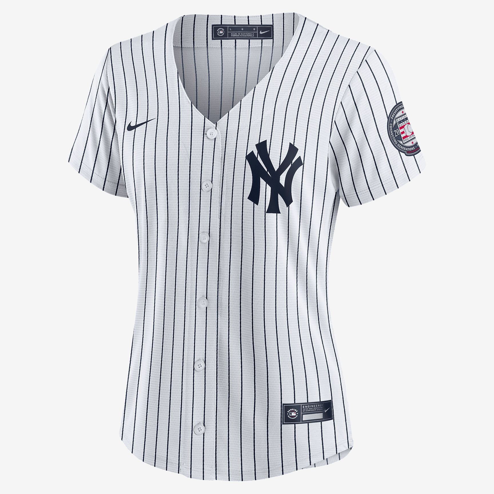 MLB New York Yankees 2020 Hall of Fame Induction (Derek Jeter) Women's Replica Baseball Jersey - White - PersonalJerseys