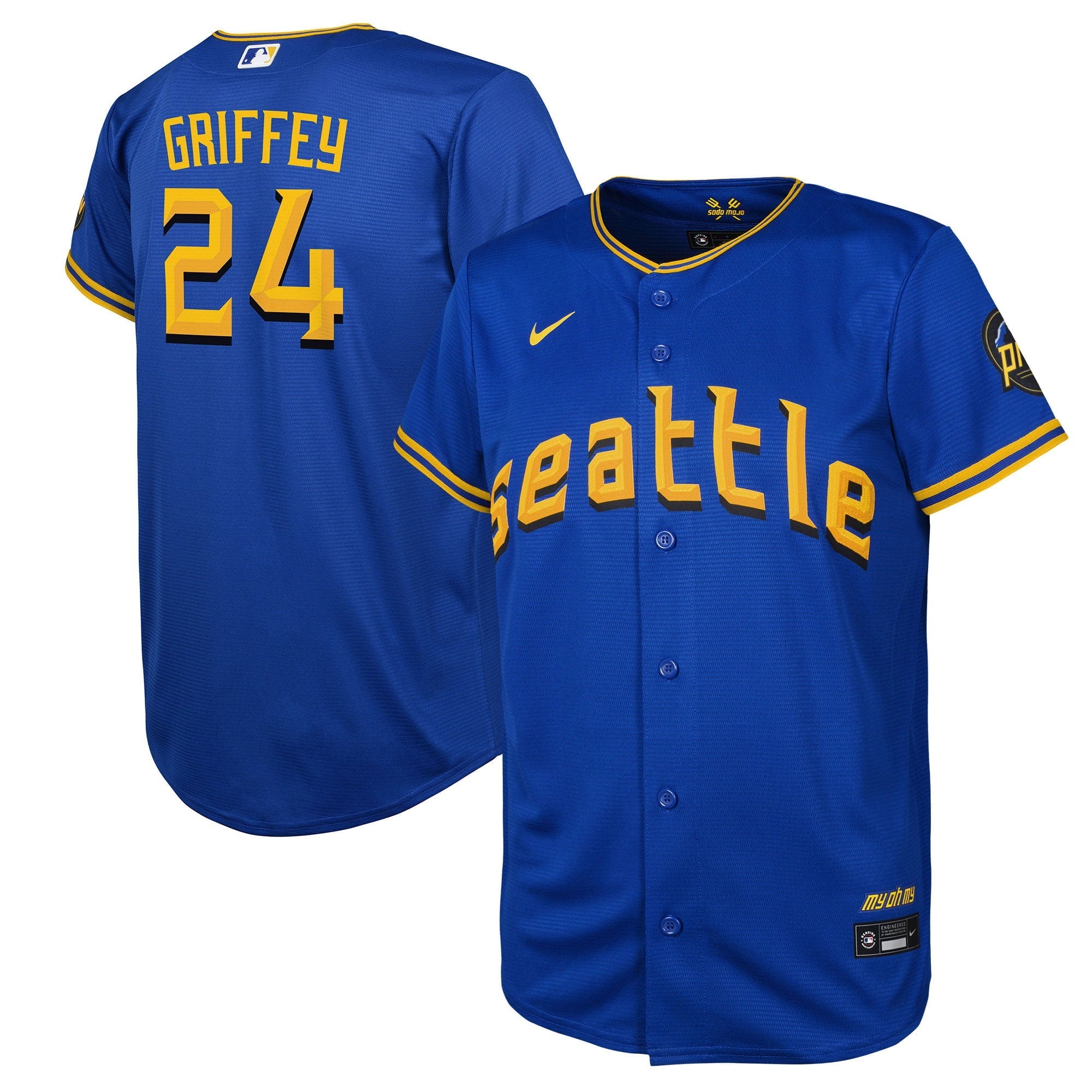 Toddler Nike Ken Griffey Jr. Royal Seattle Mariners 2023 City Connect Replica Player Jersey - PersonalJerseys