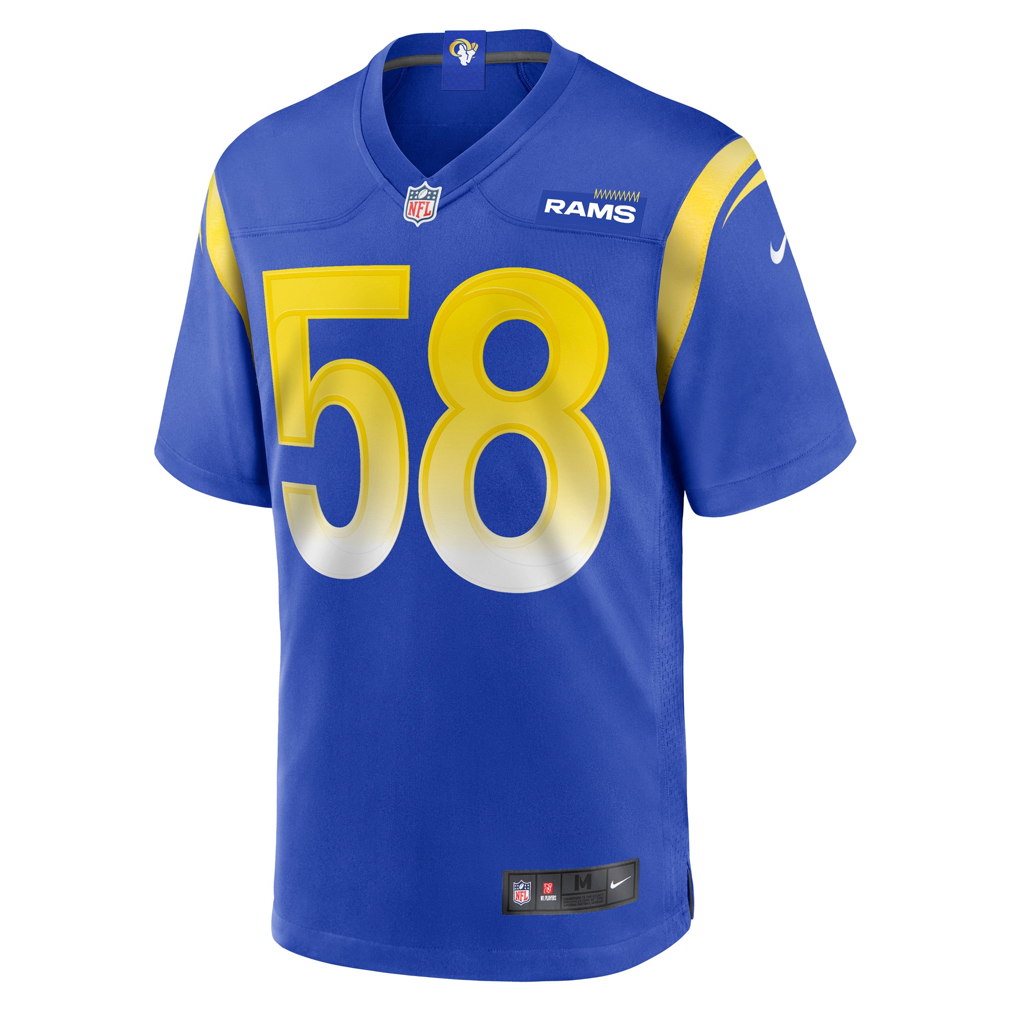 Los Angeles Rams Justin Hollins Royal Game Jersey for Youth Women Men - Friend Lounge Store - Shop for All Things Jerseys Sports - PersonalJerseys