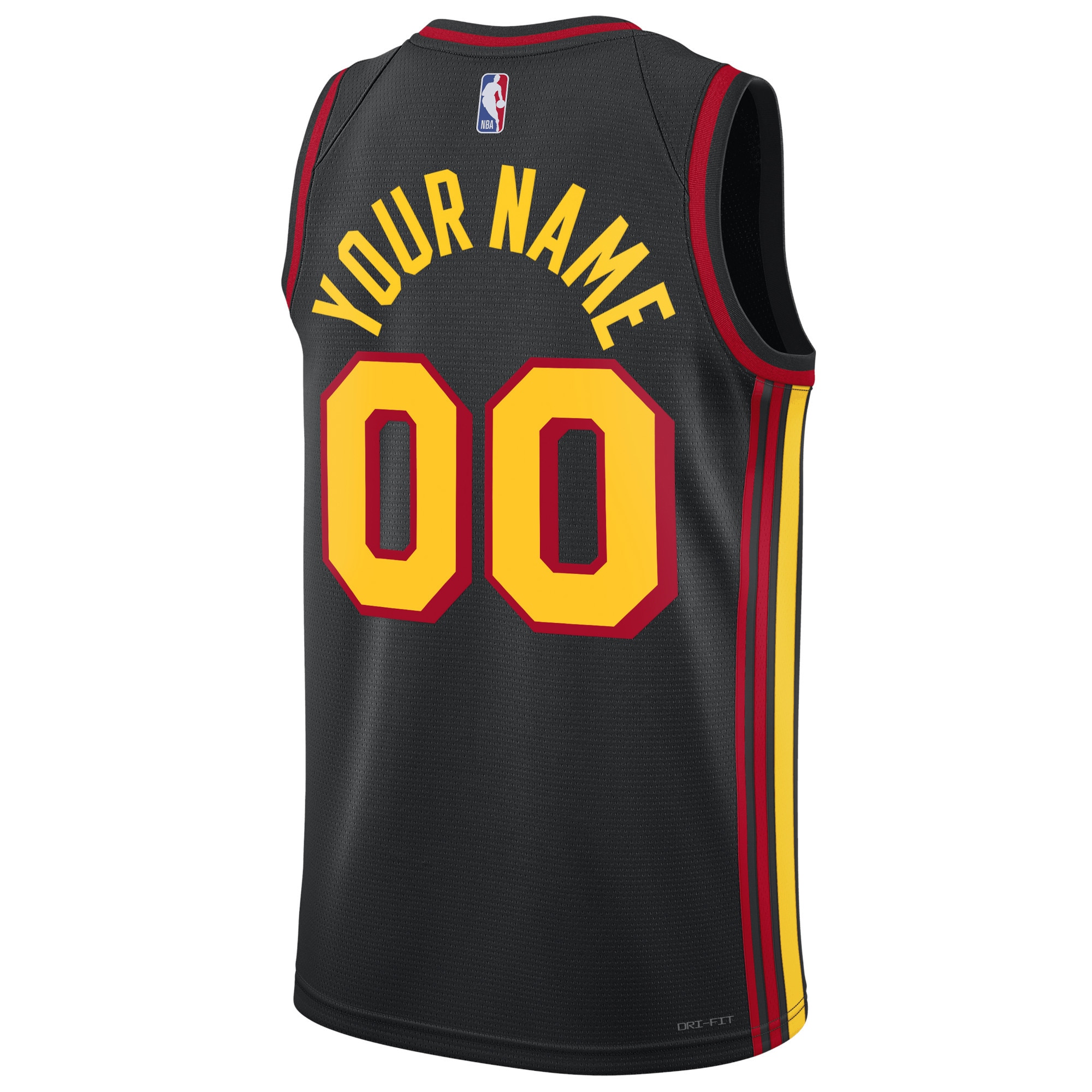 Atlanta Hawks Jordans Brand Unisex 2022/23 Swingman Custom Jersey - Statement Edition - Black - PersonalJerseys