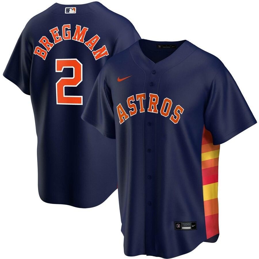 Alex Bregman Houston Astros Alternate 2020 Player Jersey – Navy - Friend Lounge Store - Shop for All Things Jerseys Sports - PersonalJerseys