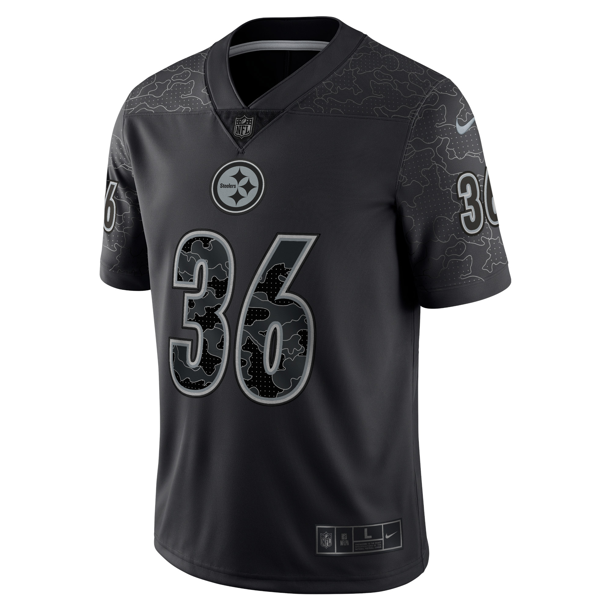 Jerome Bettis Pittsburgh Steelers Nike Retired Player RFLCTV Limited Jersey - Black - PersonalJerseys