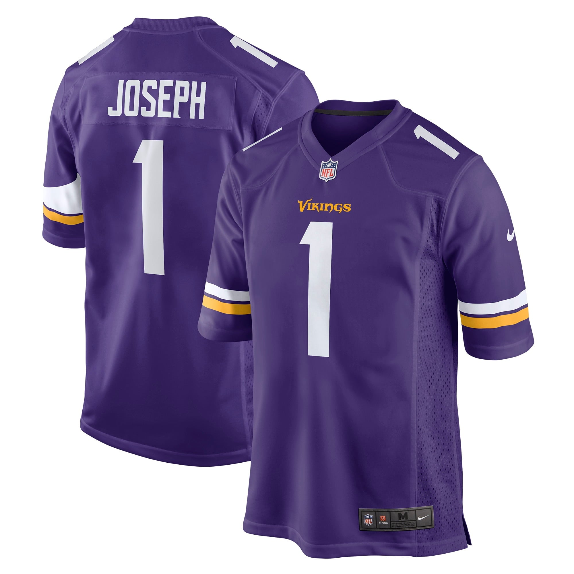 Men's Nike Greg Joseph Purple Minnesota Vikings Game Jersey - PersonalJerseys