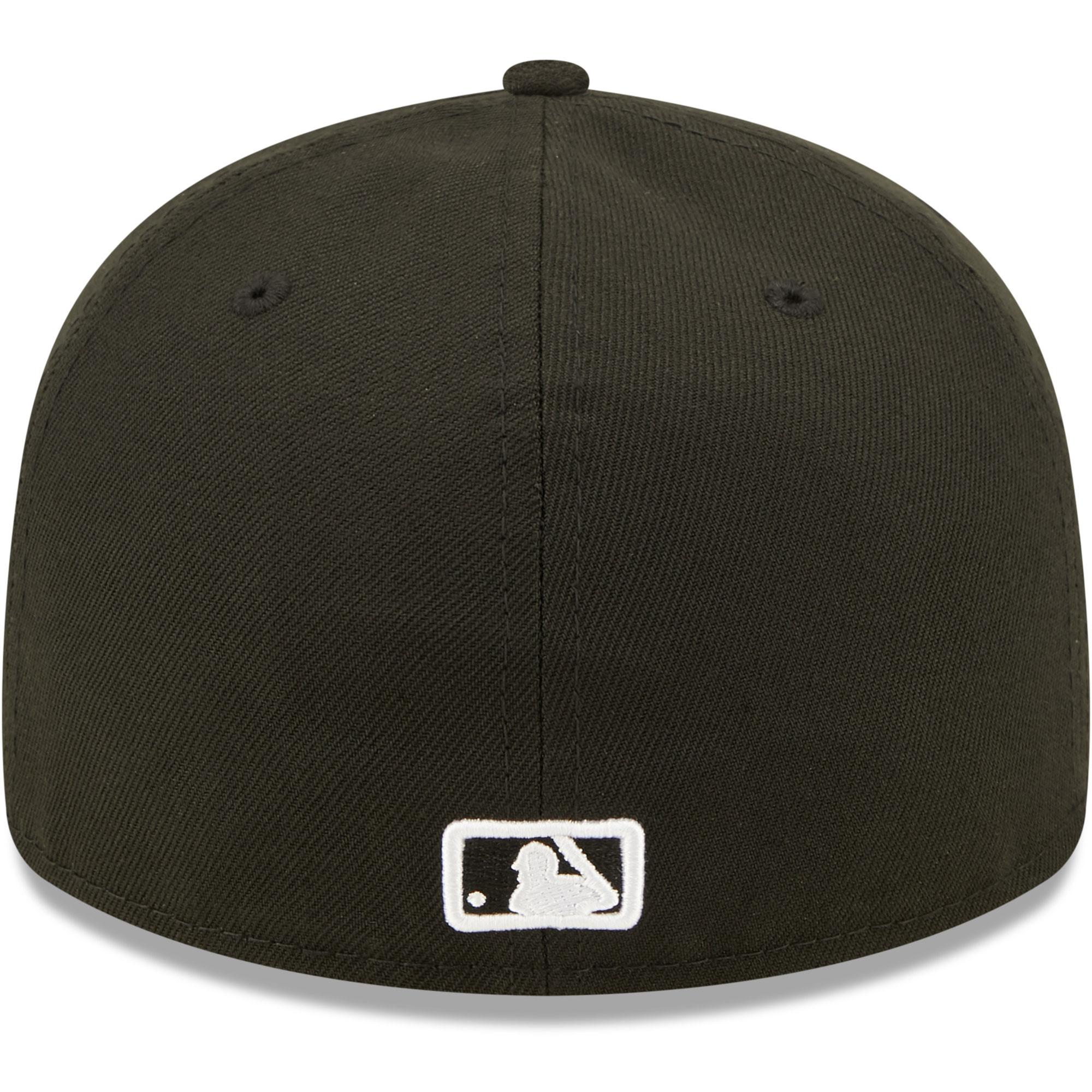 New York Mets New Era Black & White Low Profile 59FIFTY Fitted Hat - PersonalJerseys